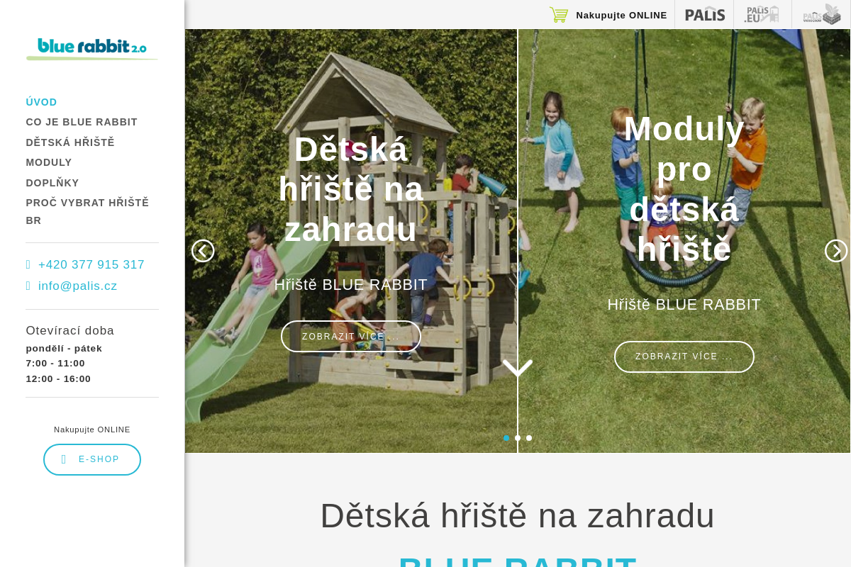 Dětská hřiště BLUE RABBIT