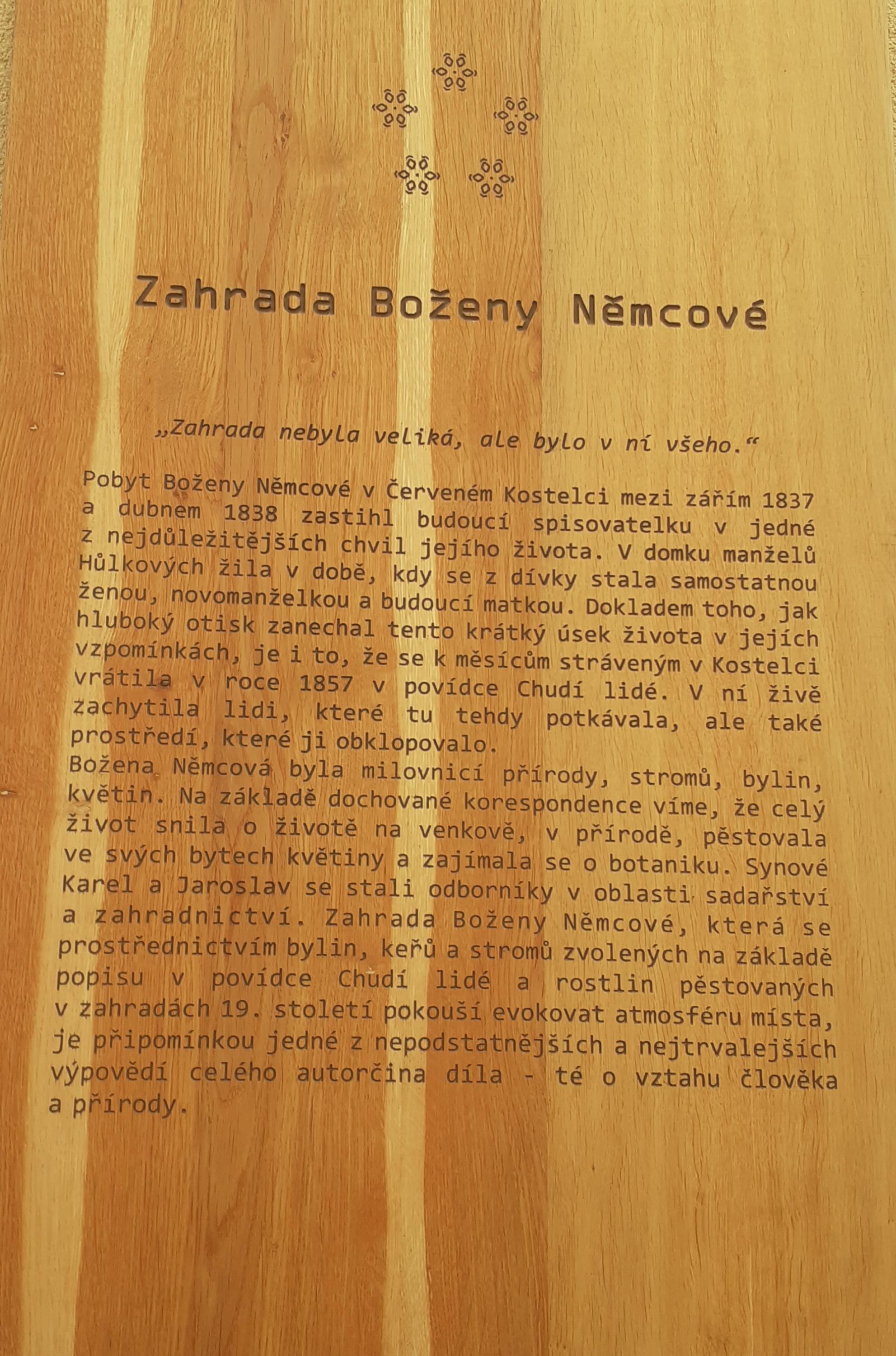Domek Boženy Němcové foto 6