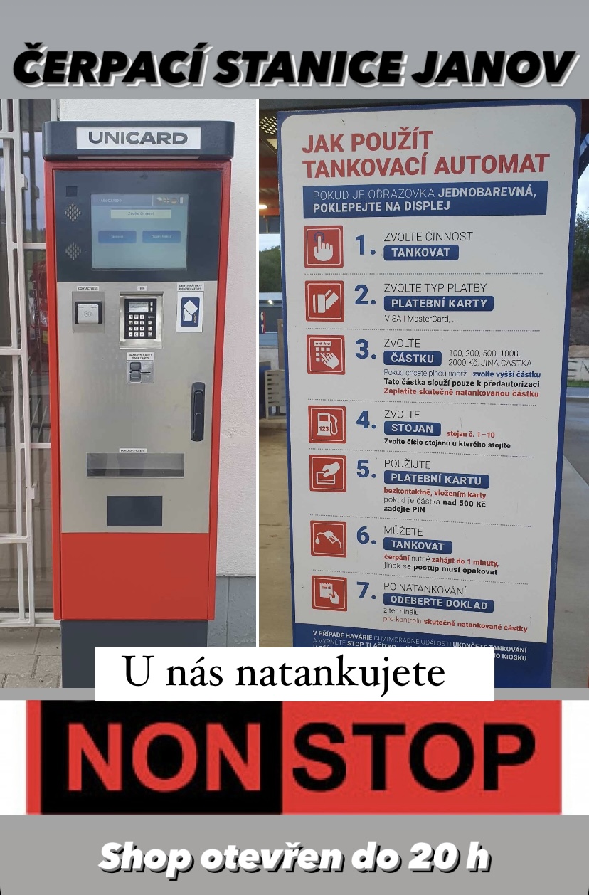 Čerpací stanice Janov