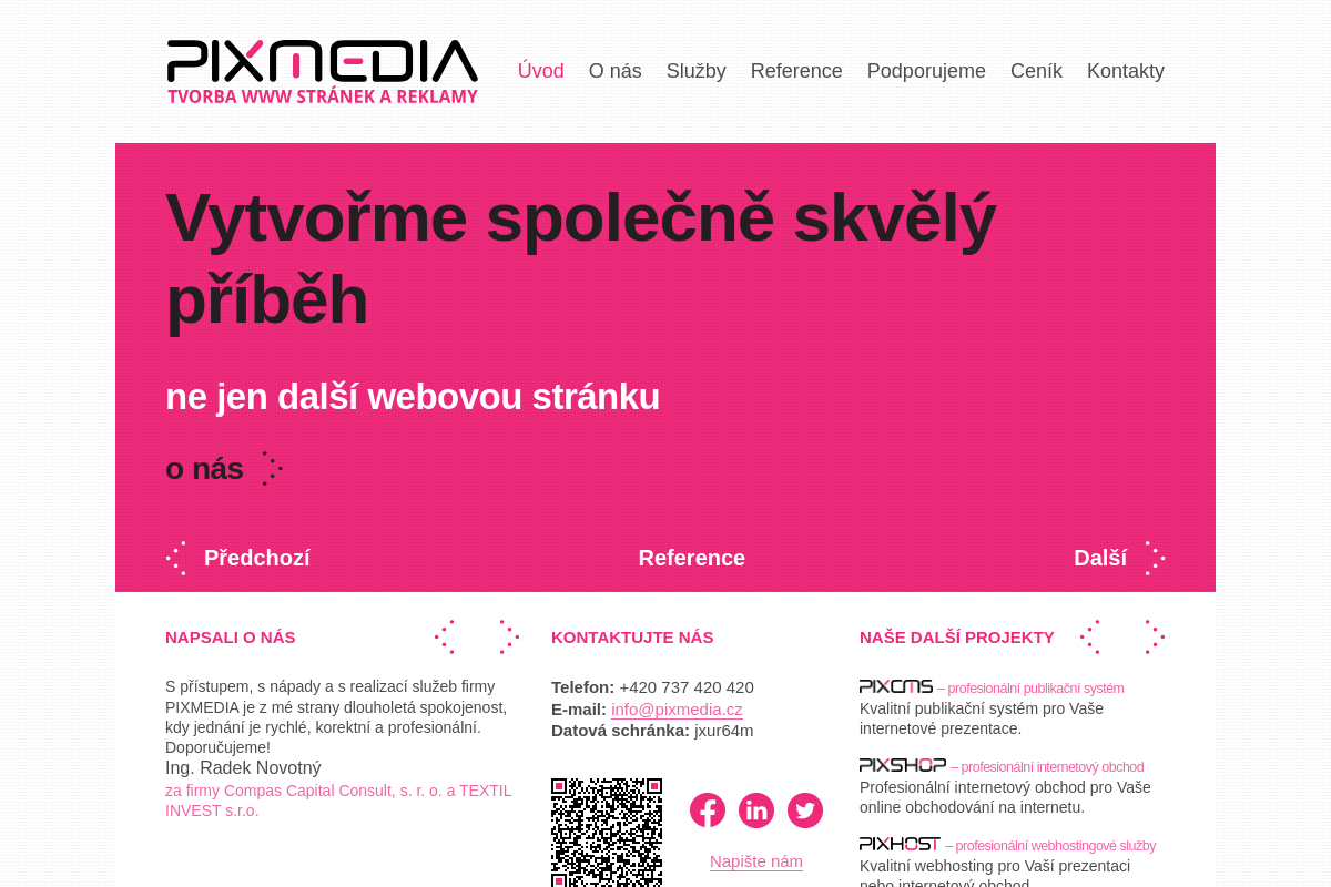 PIXMEDIA - tvorba www stránek a reklamy