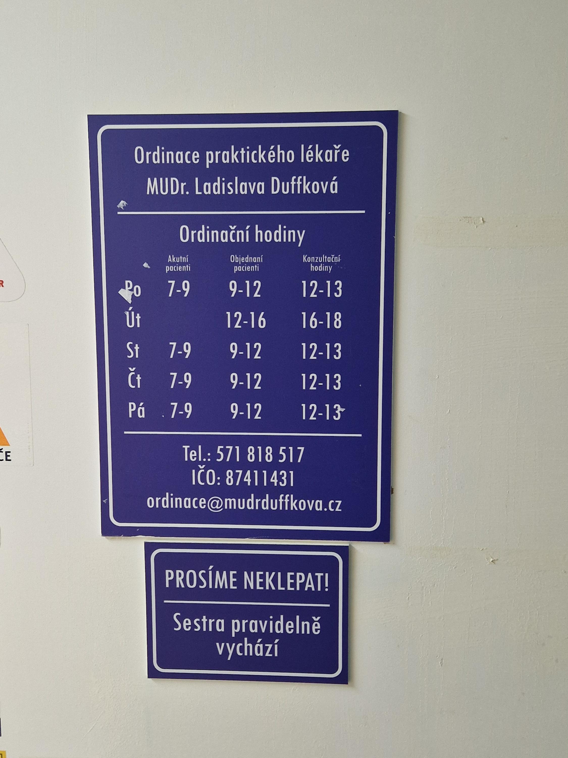 MUDr. Ladislava Duffková foto 2