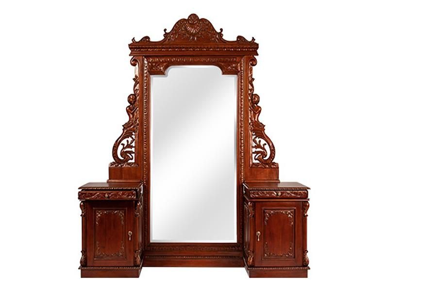 Zrdcadlové stěny z exotického dřeva