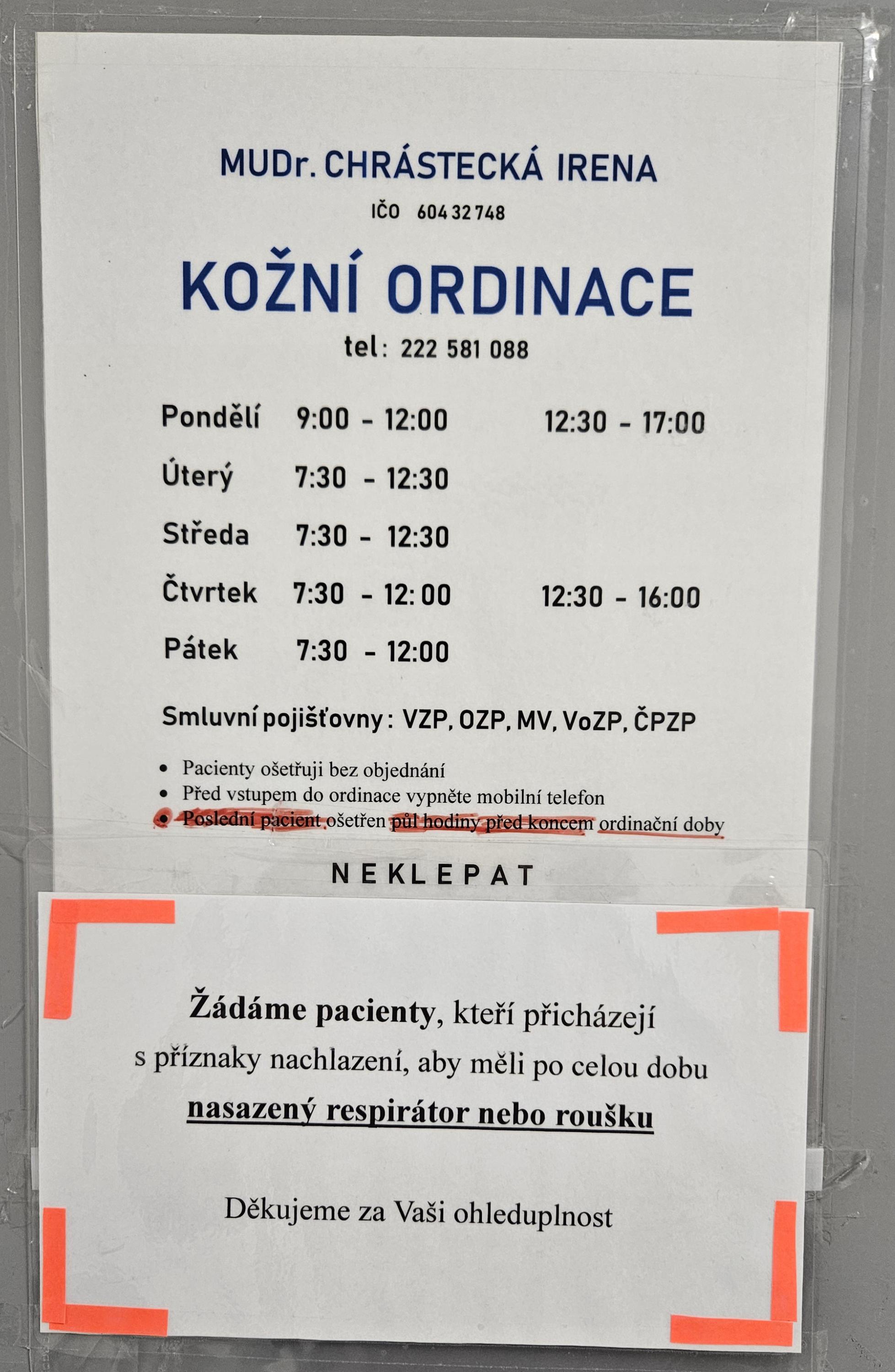 MUDr. Irena Chrástecká foto 2