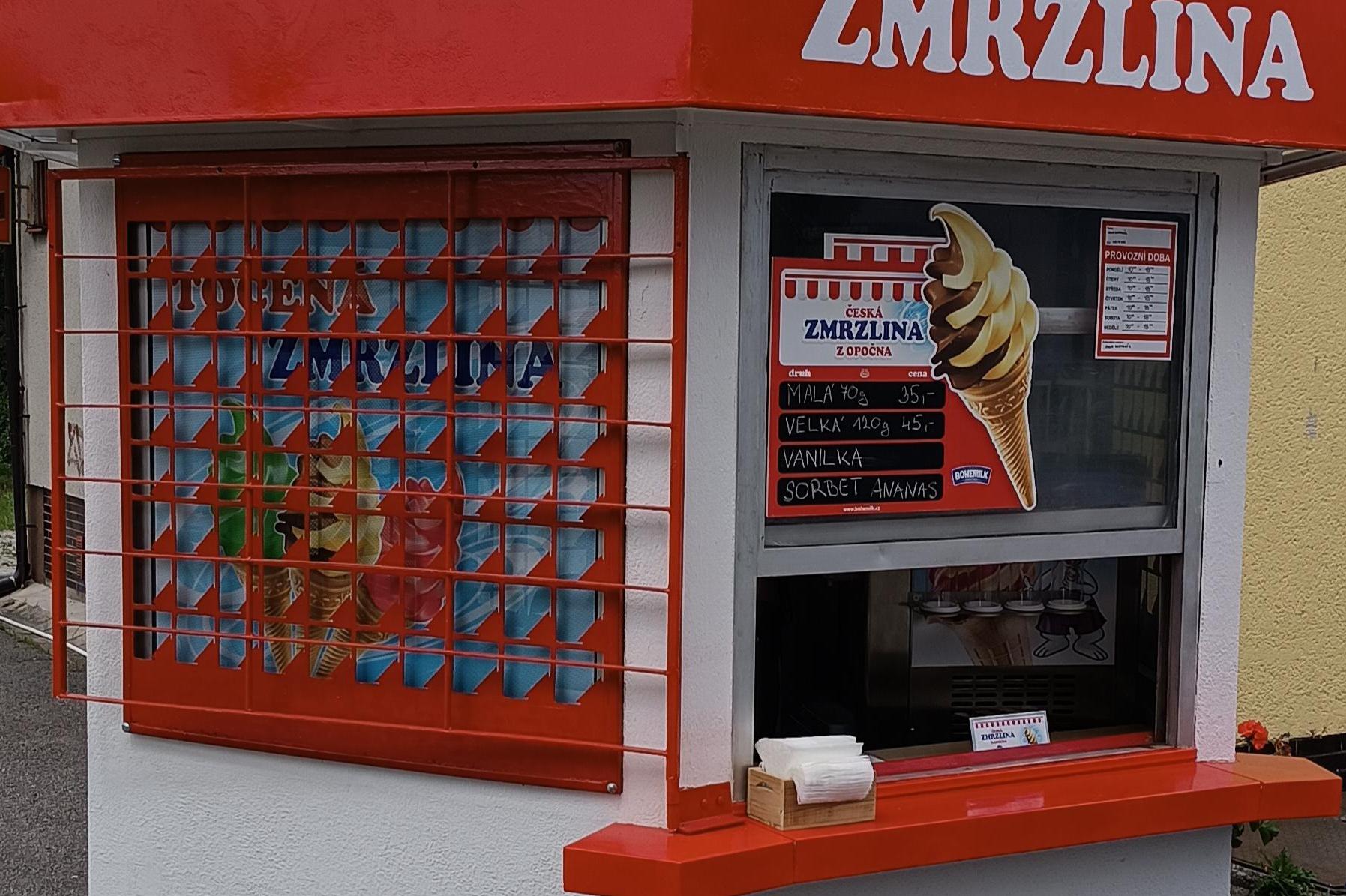 Točená zmrzlina z Opočna