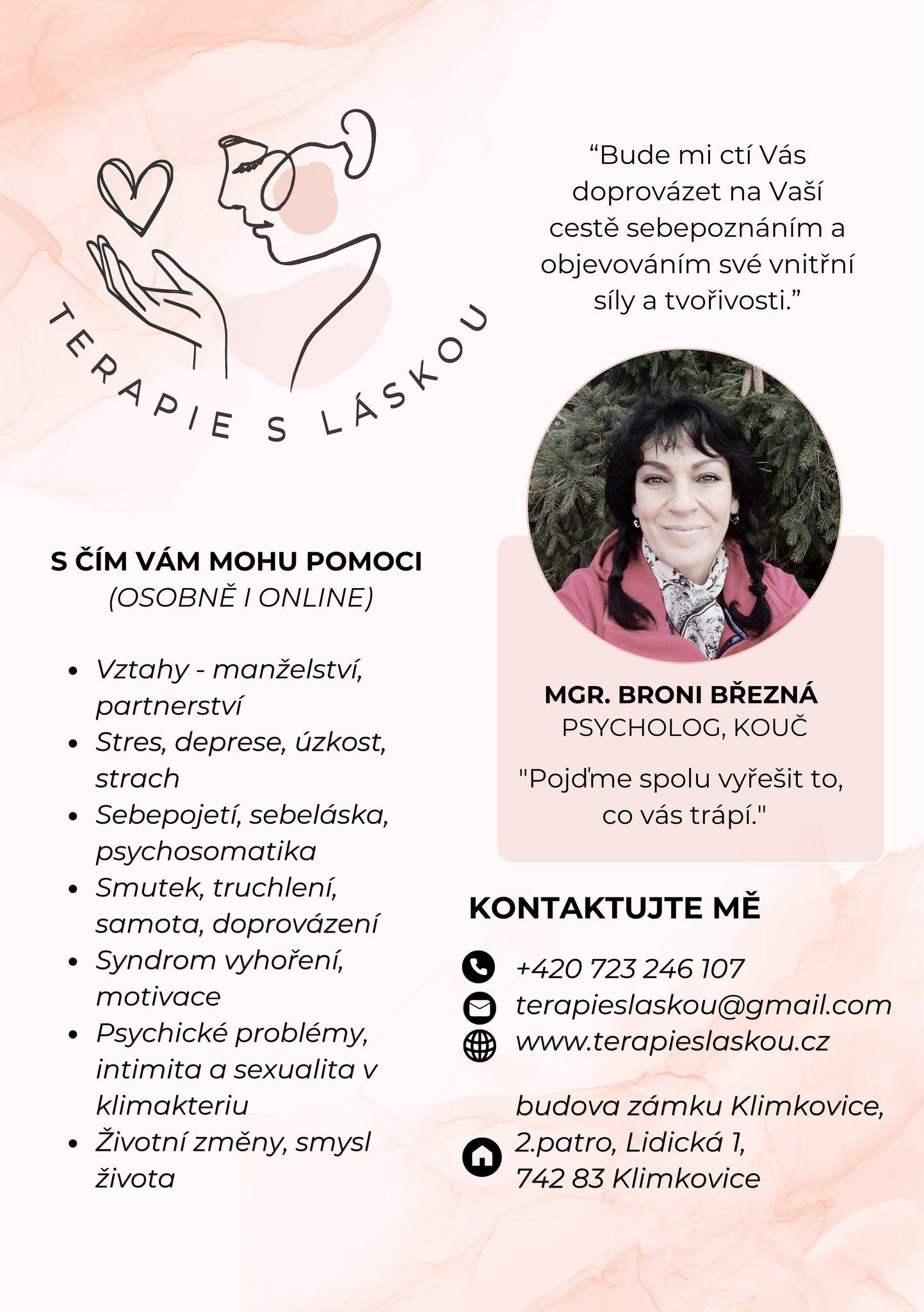 Mgr. Bronislava Březná - Terapie s láskou foto 4