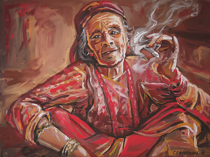 Olga Cermanová - malba portrétů na zakázku foto 2