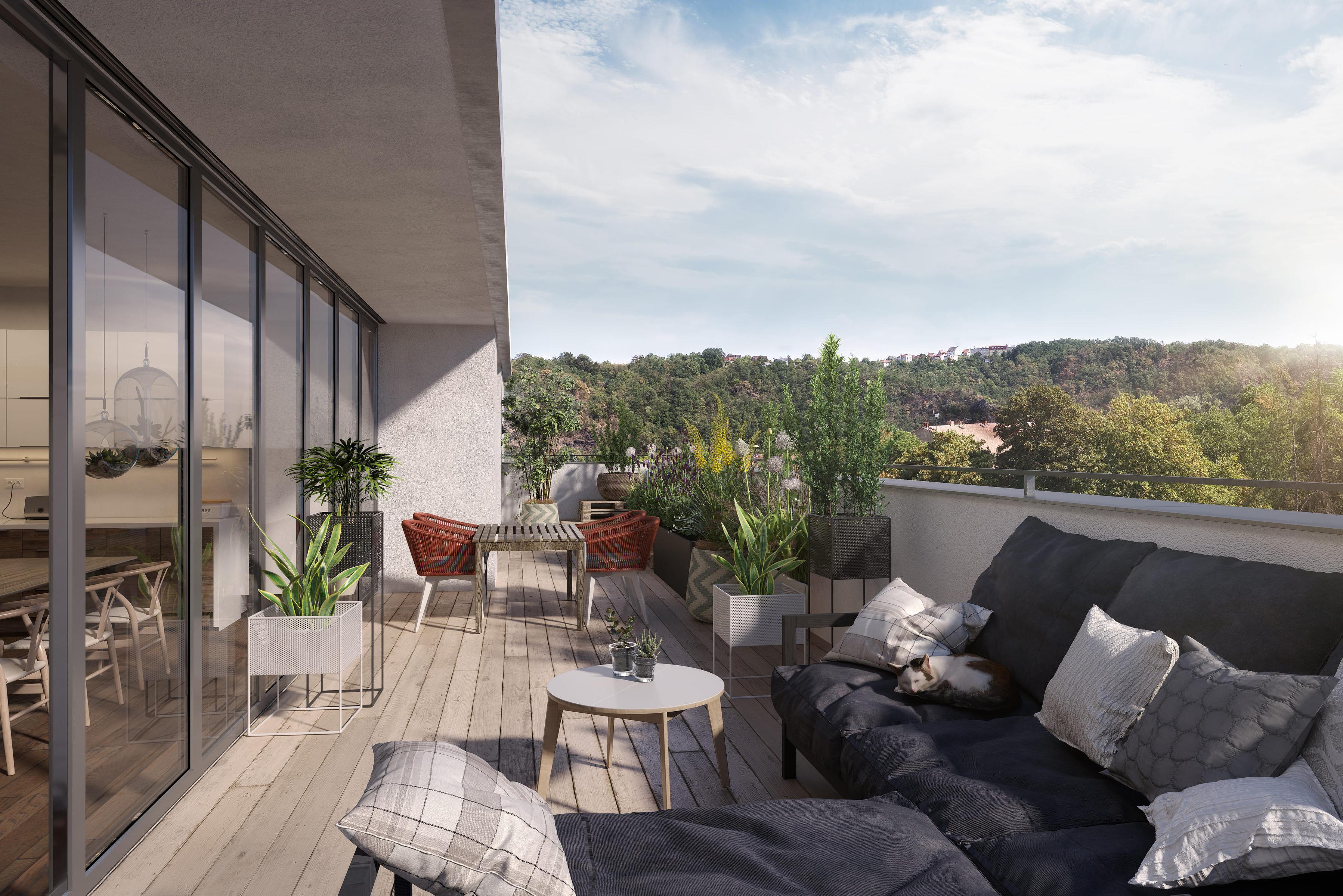 Park Cihelka  - rezidenční projekt Skanska