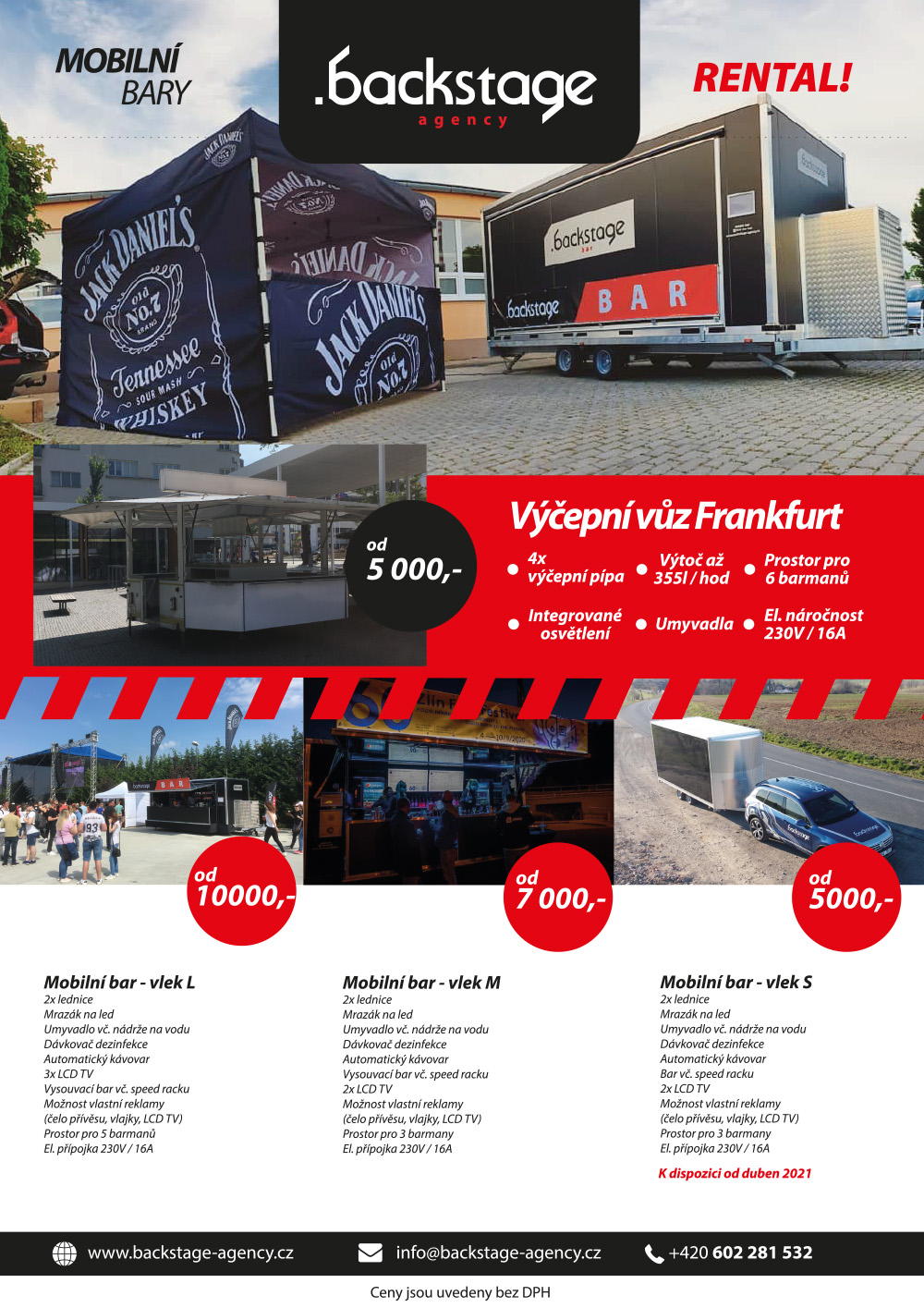 Backstage agency - pronájem vybavení pro akce foto 6
