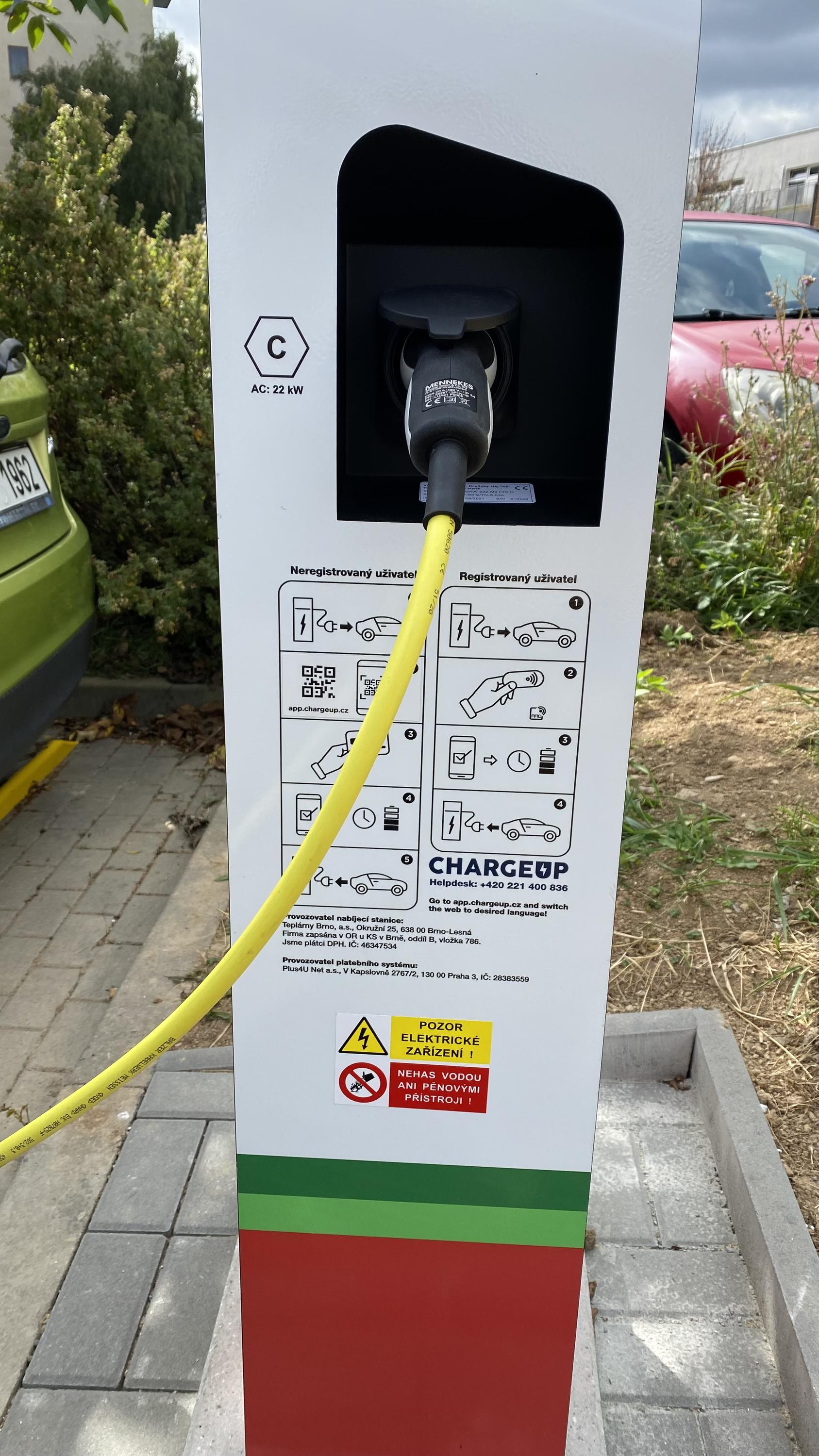 Teplárny Brno, a.s. - nabíjecí stanice foto 2