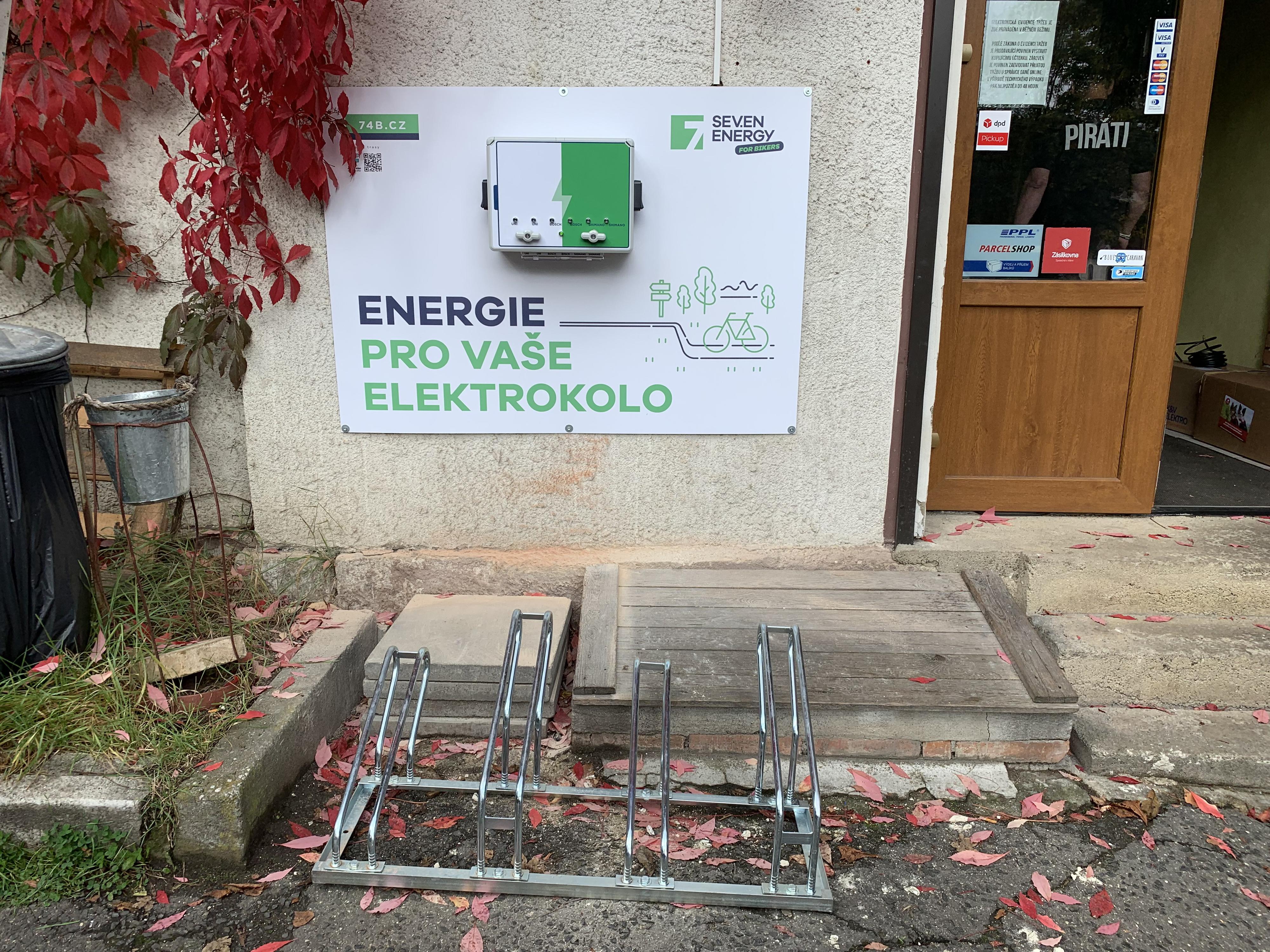 Nabíjecí stanice Restaurace U Kina