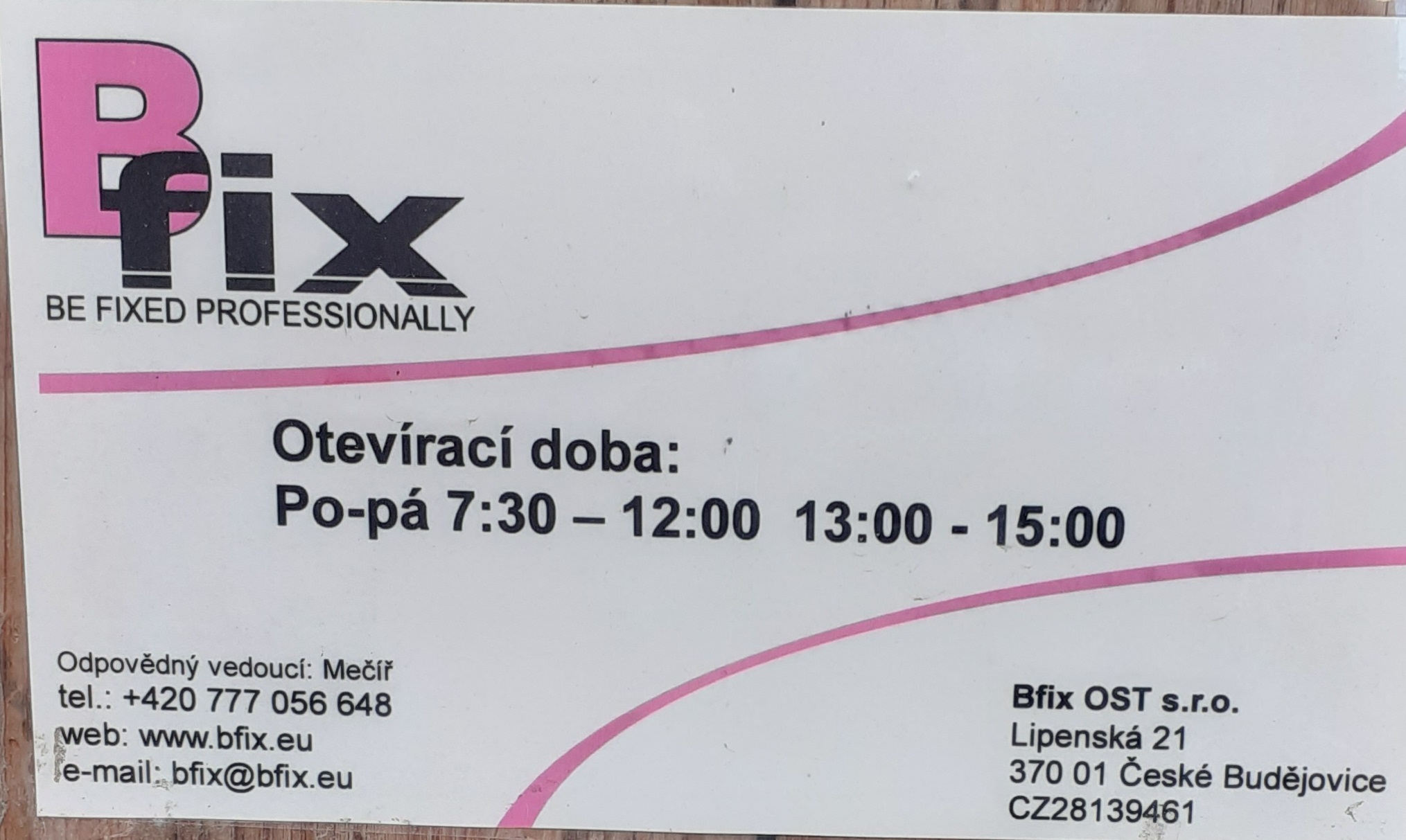Bfix OST s.r.o. foto 2