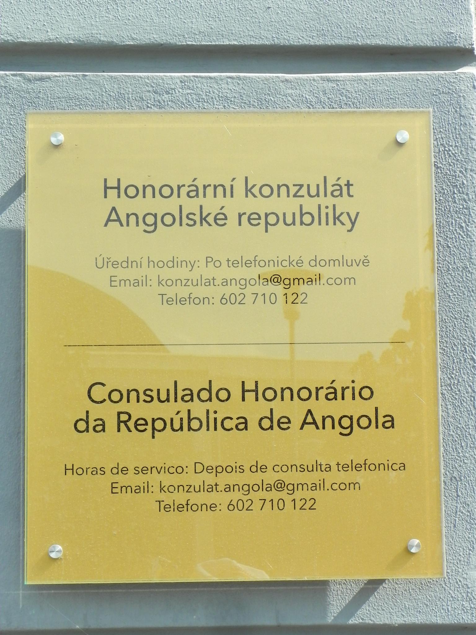 Angola - Konzulát Angolské republiky foto 2