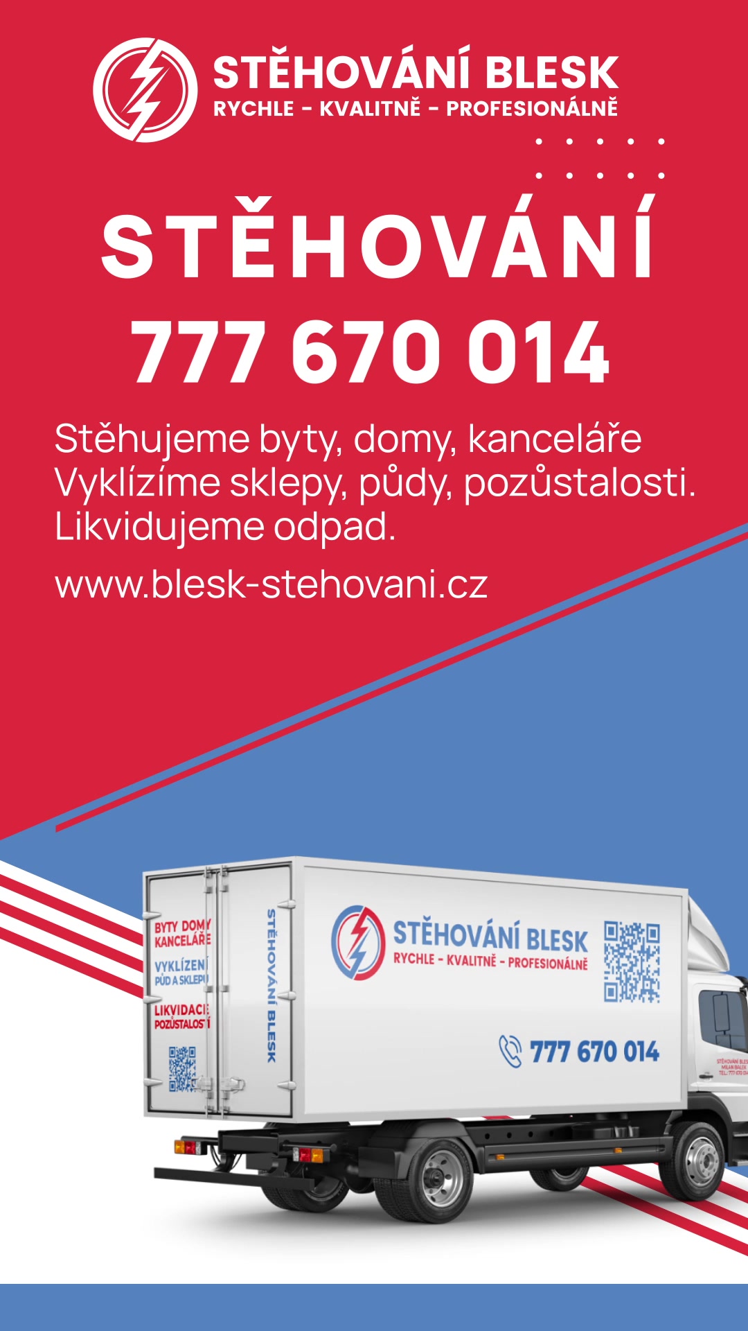 Stěhování - Vyklízení Blesk foto 2 (náhled videa)