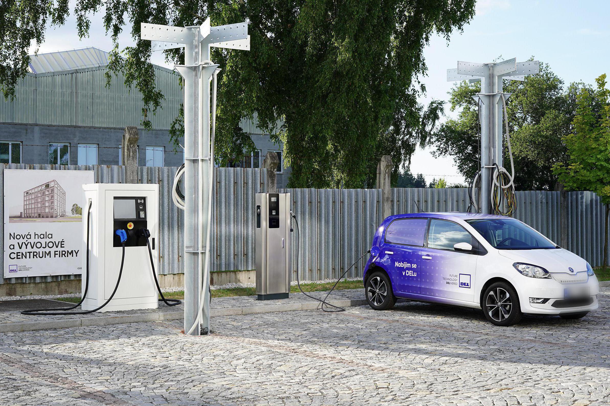 DEL a.s. - nabíjecí stanice