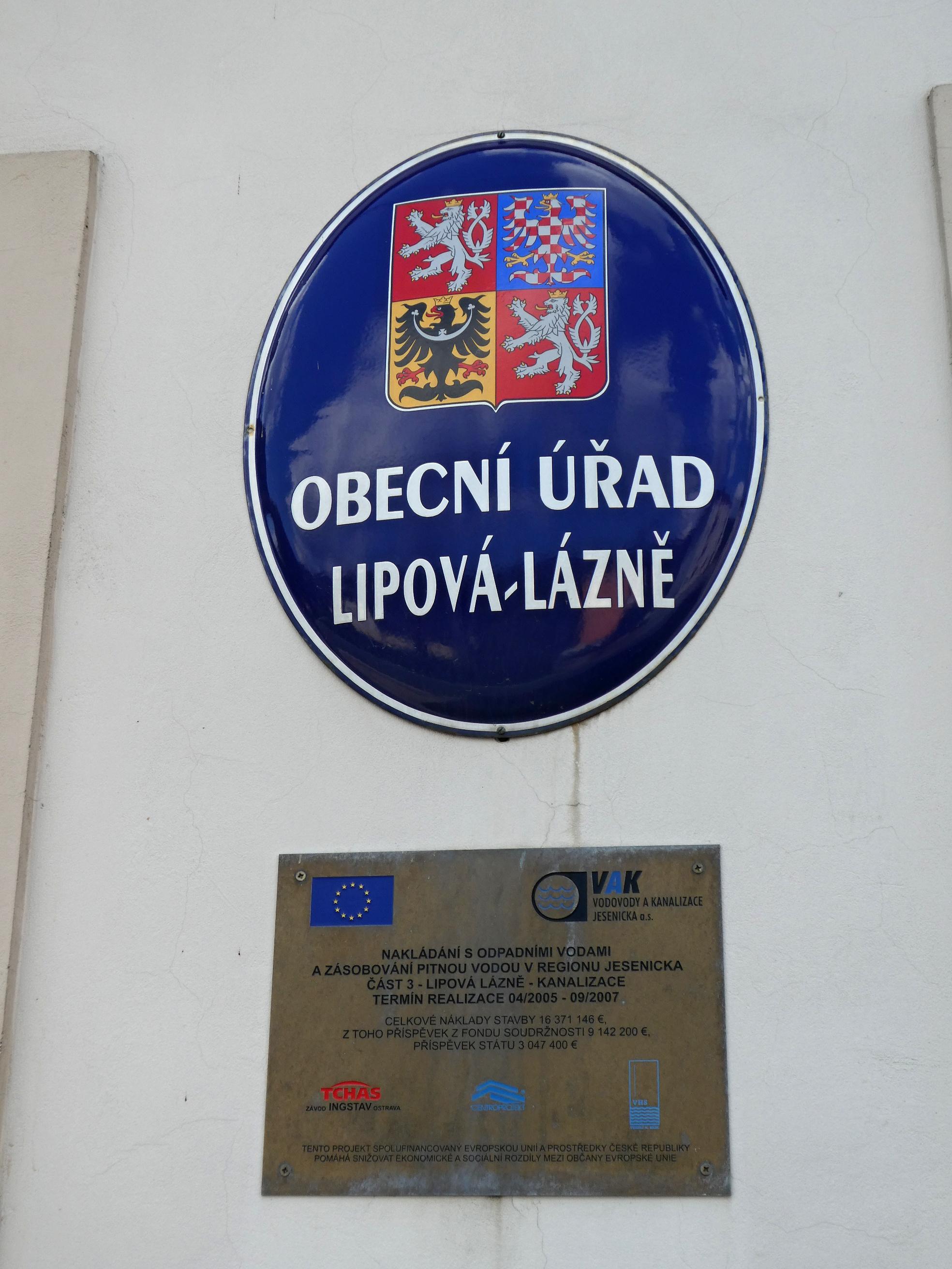 Lipová - lázně - obecní úřad foto 3