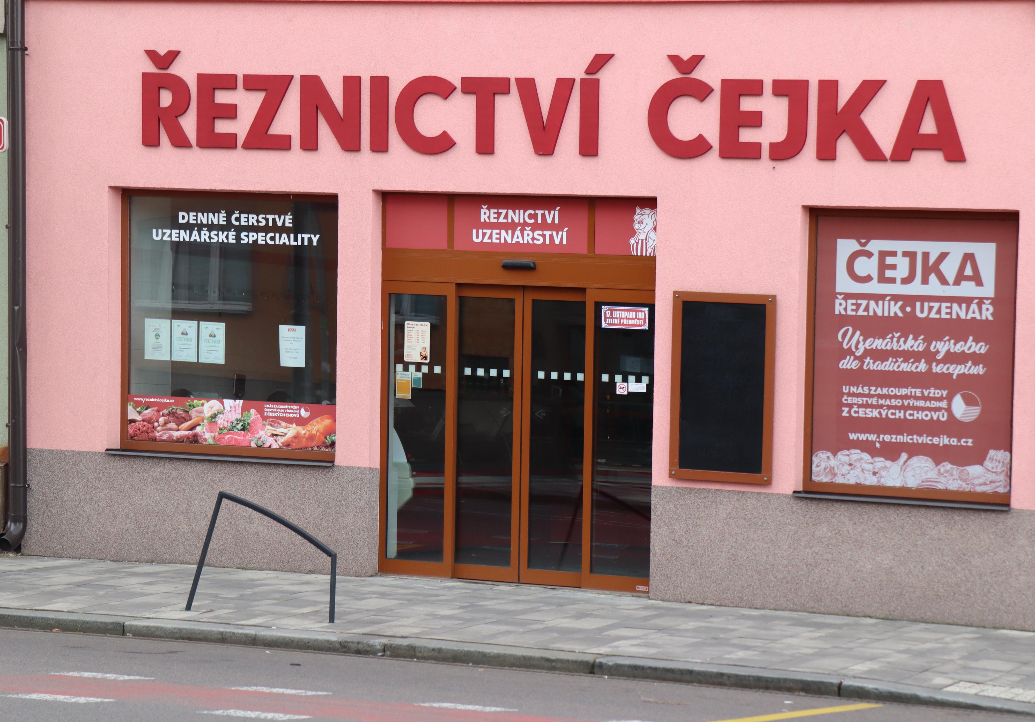 Řeznictví ČEJKA prodejna