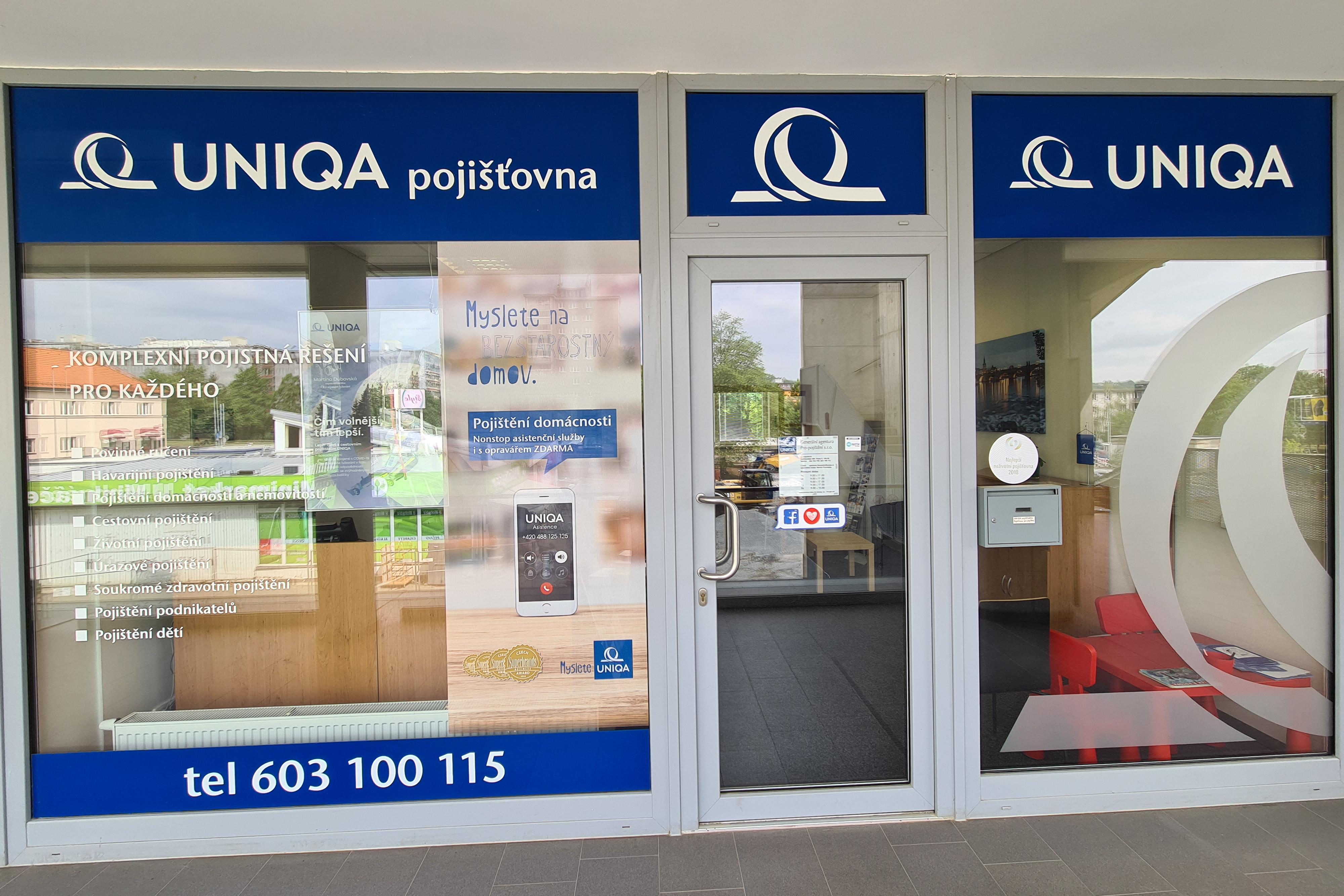 UNIQA pojišťovna - Generální agentura - Pro-pojištění s.r.o.