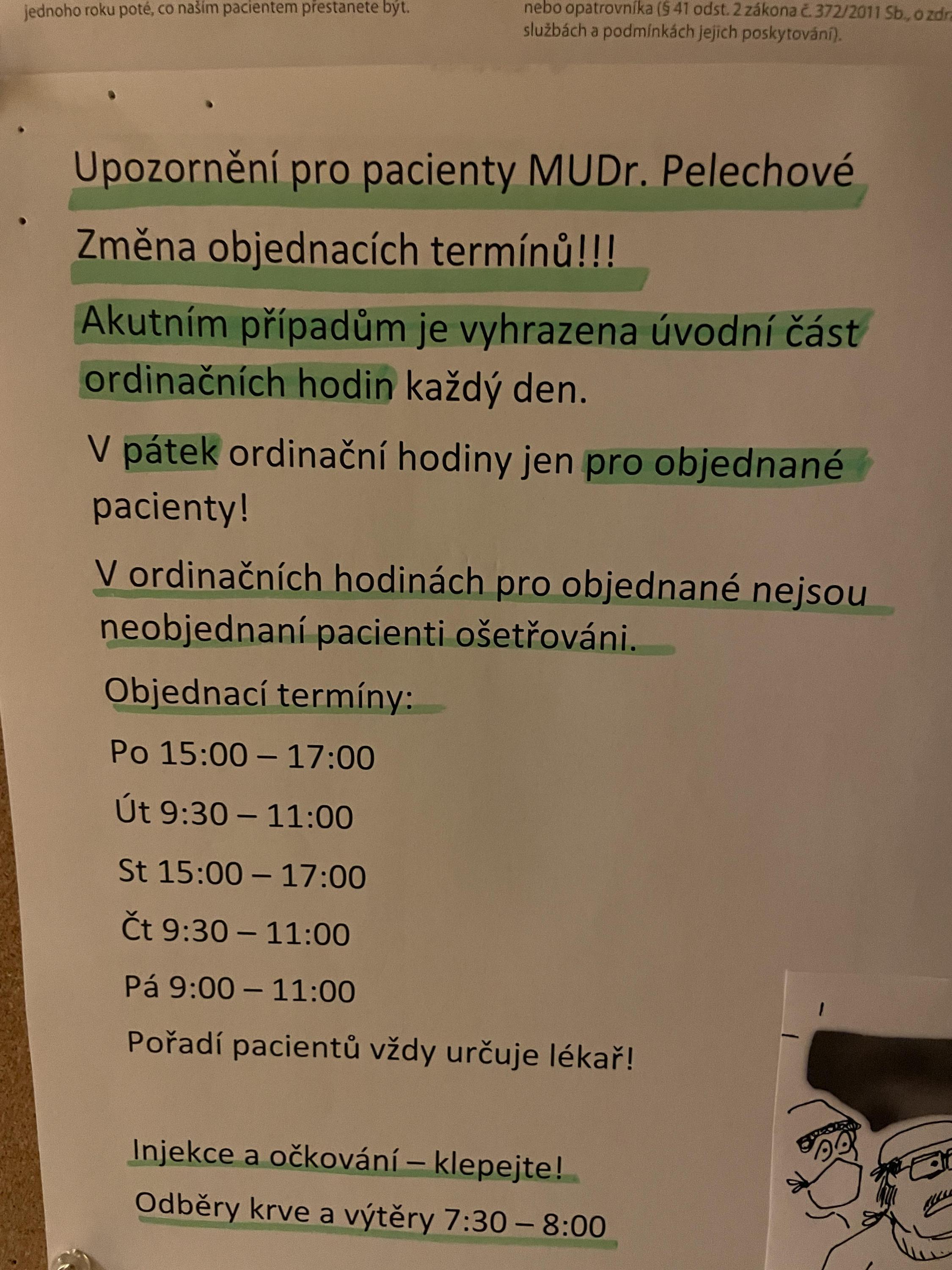 MUDR. KATEŘINA PELECHOVÁ - PRAKTICKÁ LÉKAŘKA foto 2