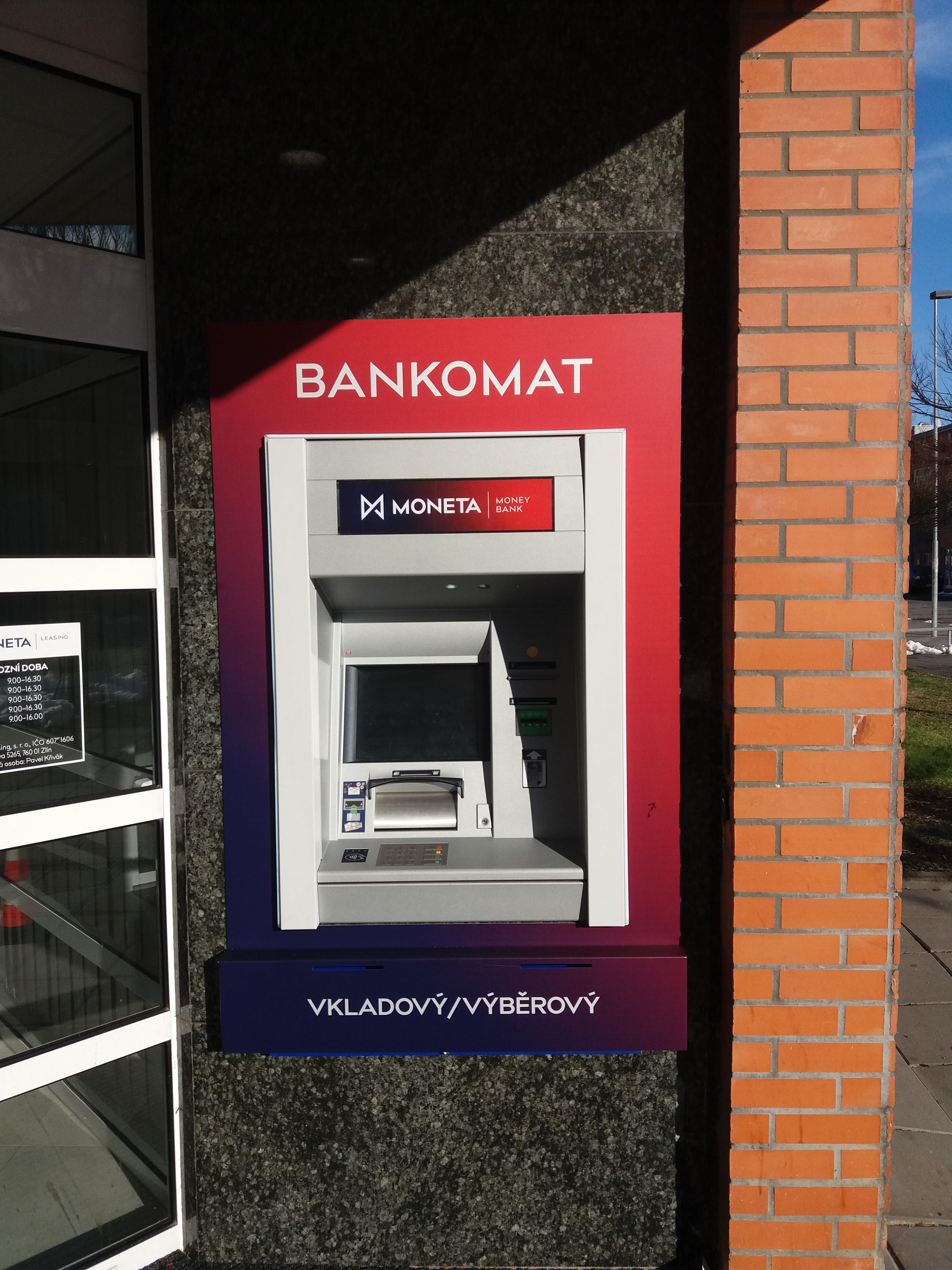 Bankomat MONETA Money Bank vkladový foto 2