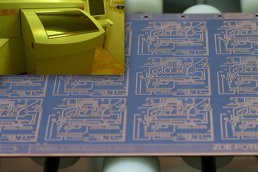 Přímé kreslení motivu na plošný spoj