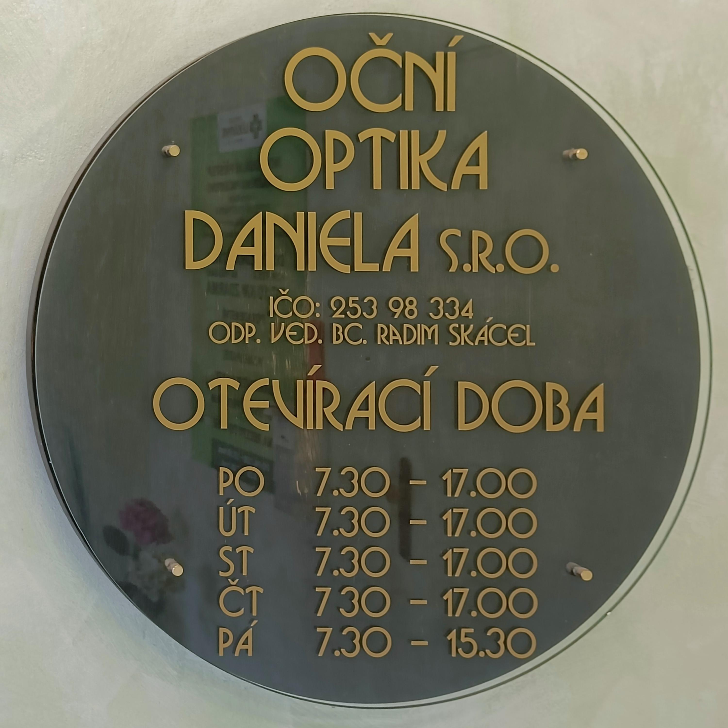OČNÍ OPTIKA DANIELA, s.r.o. foto 2
