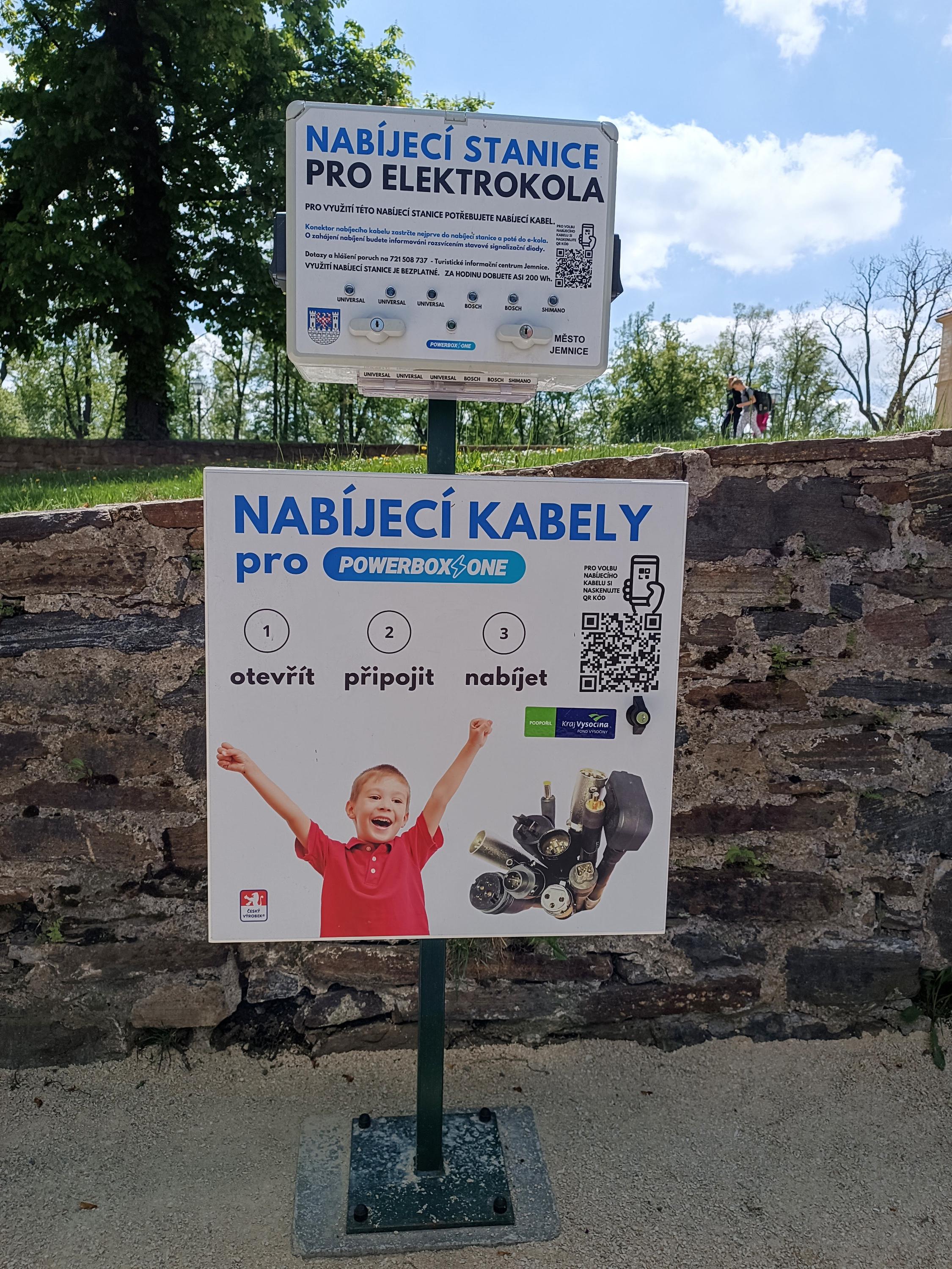 Nabíjecí stanice Turistické informační centrum Jemnice foto 5