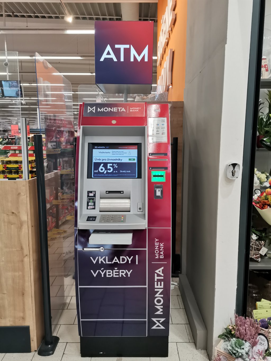 Bankomat MONETA Bank vkladový foto 2