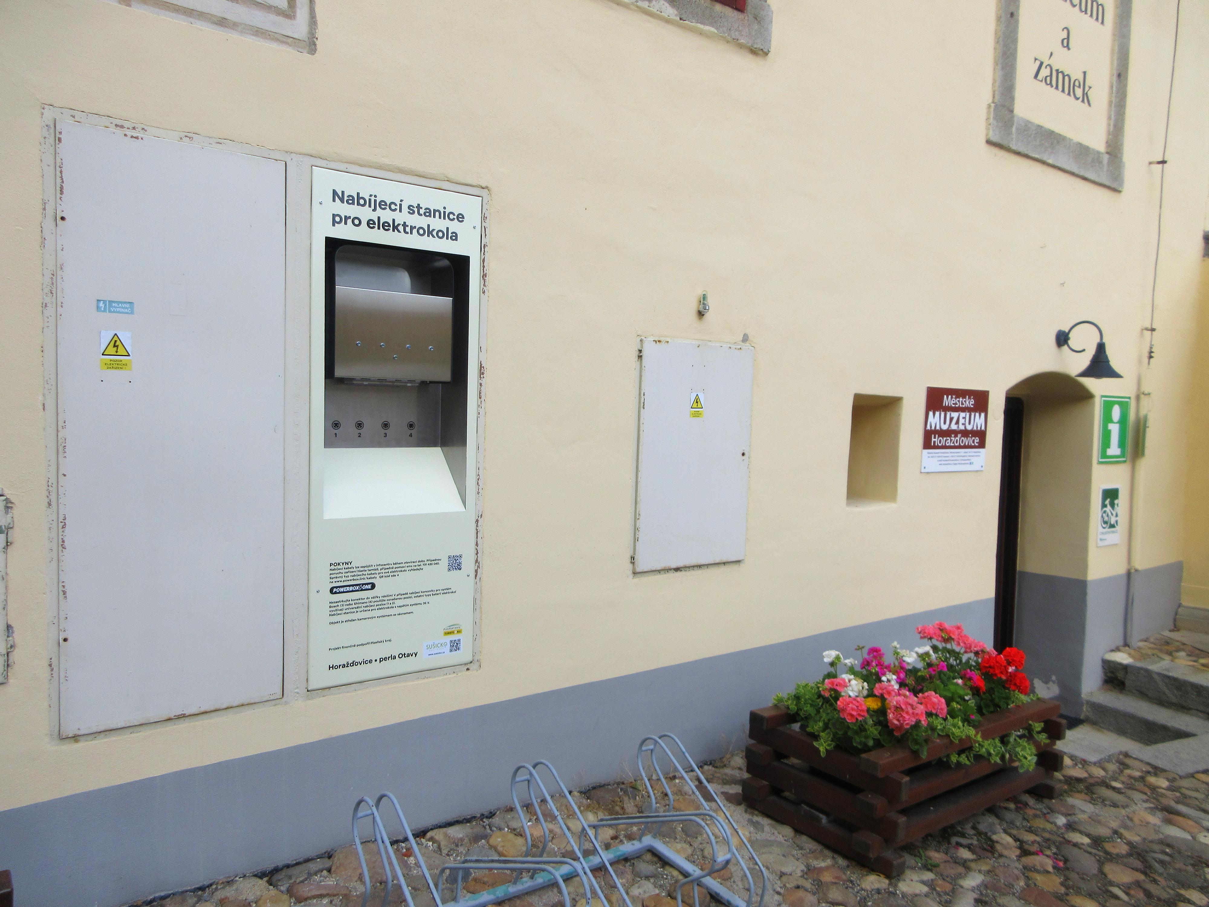 Nabíjecí stanice Turistické informační centrum Horažďovice