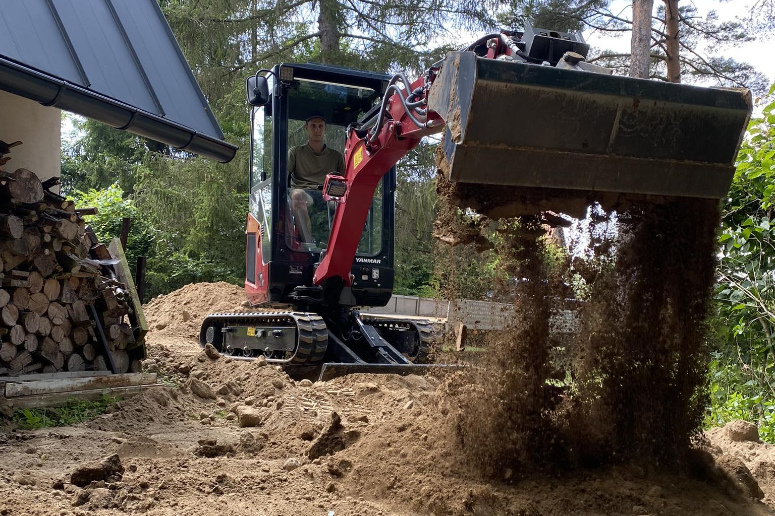 Terénní úpravy na zahradách