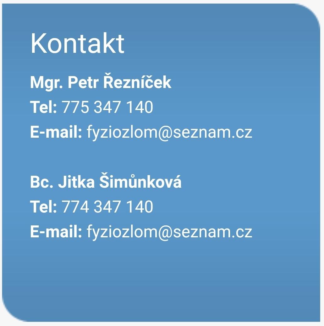 Fyzioterapie Lomnice n. Pop. foto 5