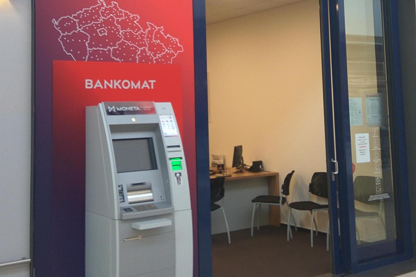 Bankomat MONETA Money Bank vkladový