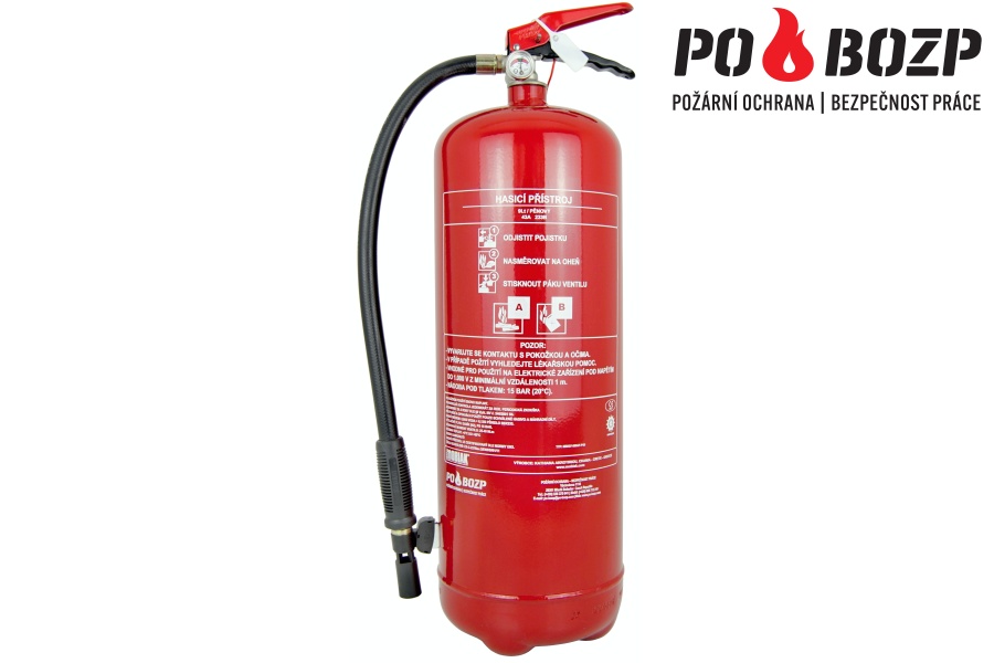 Hasicí přístroj pěnový – PE9 9 litrů, 43A/233B EKO