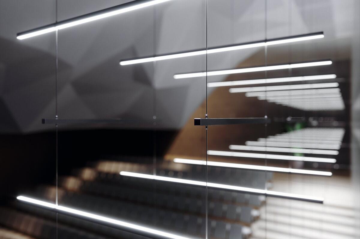 LED profil pro architektonické řešení: GLAZA-DUO