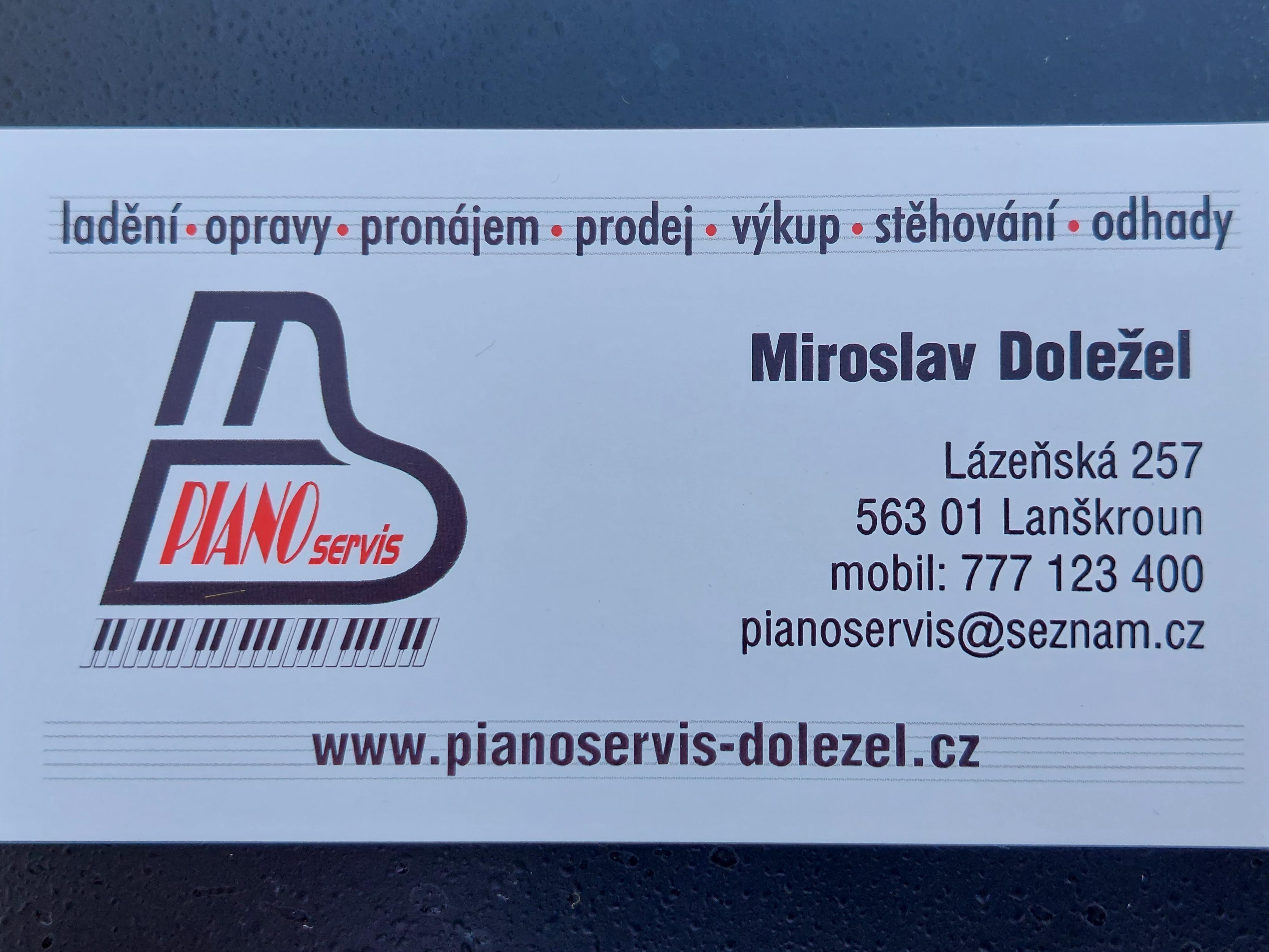 Půjčovna a servis klavírů Doležel
