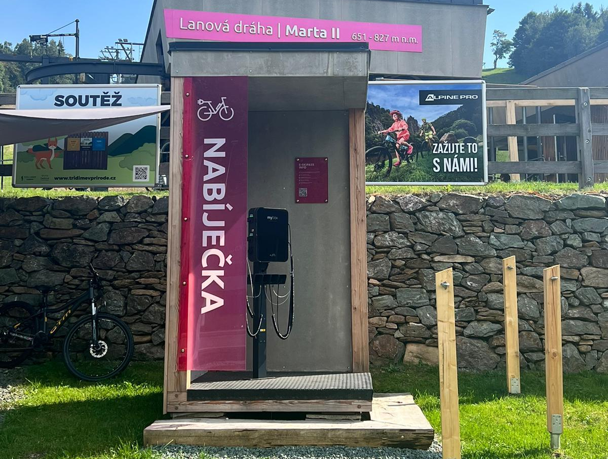 Nabíjecí stanice Skicentrum