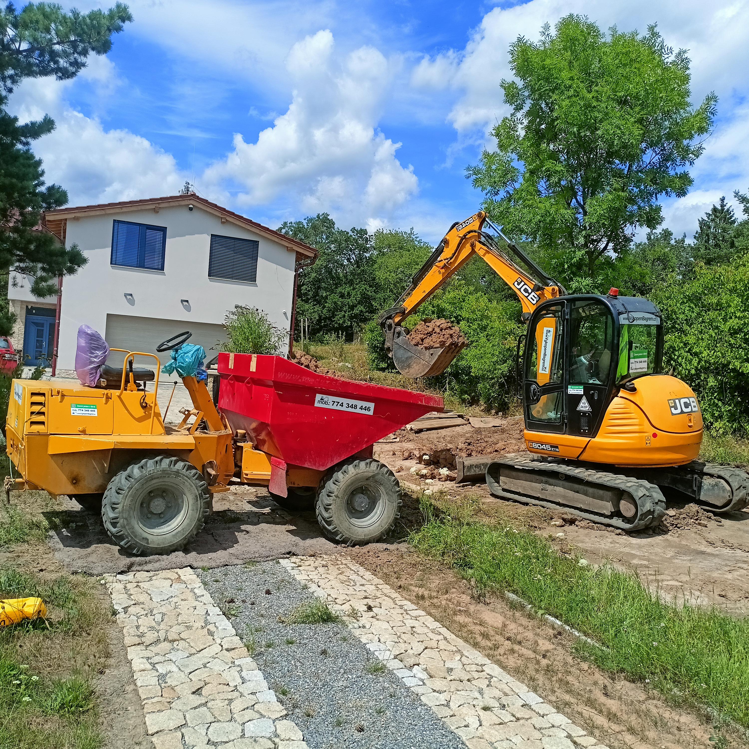 Vykopem bagrem foto 3