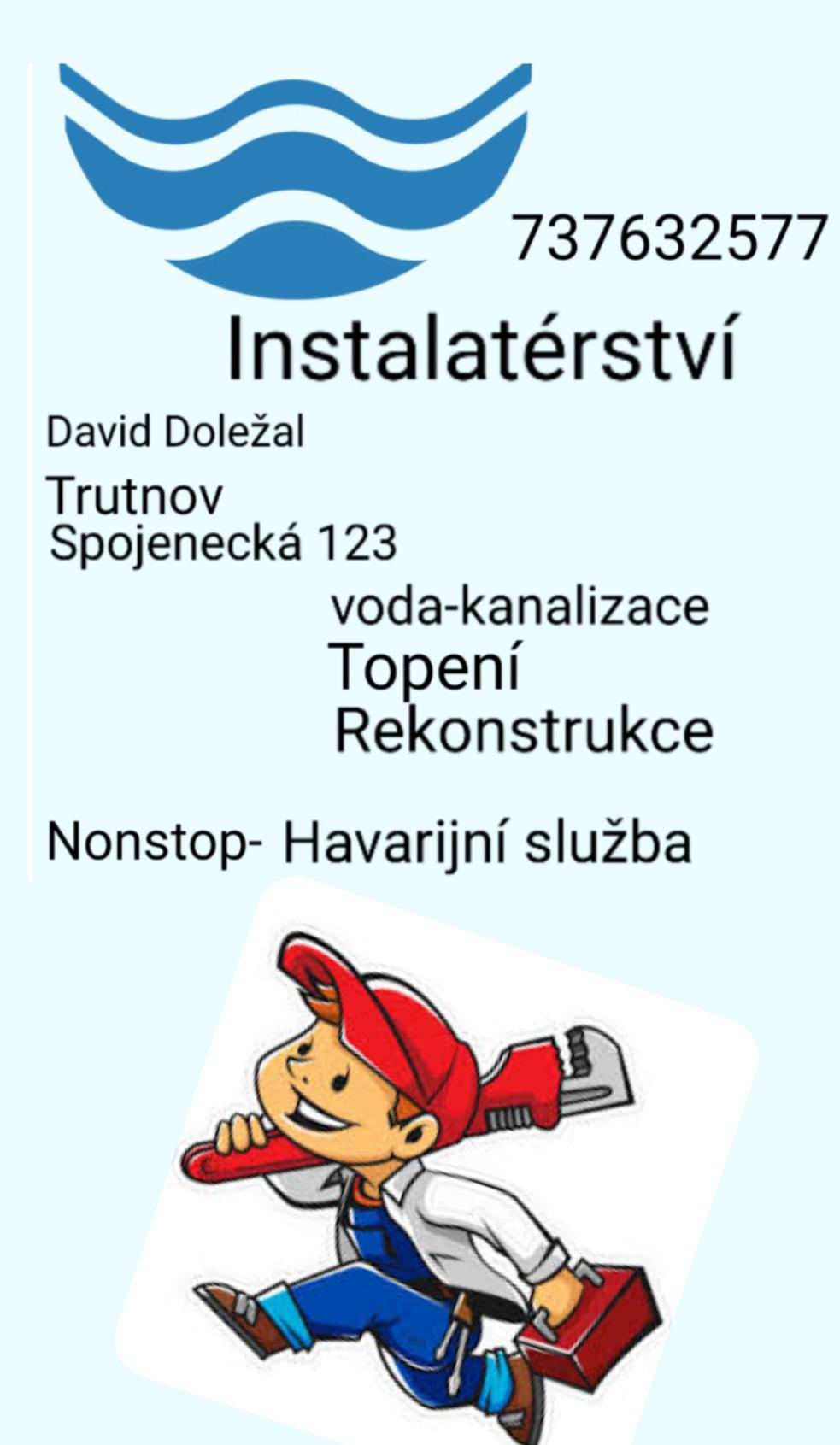 Instalatér David Doležal foto 2
