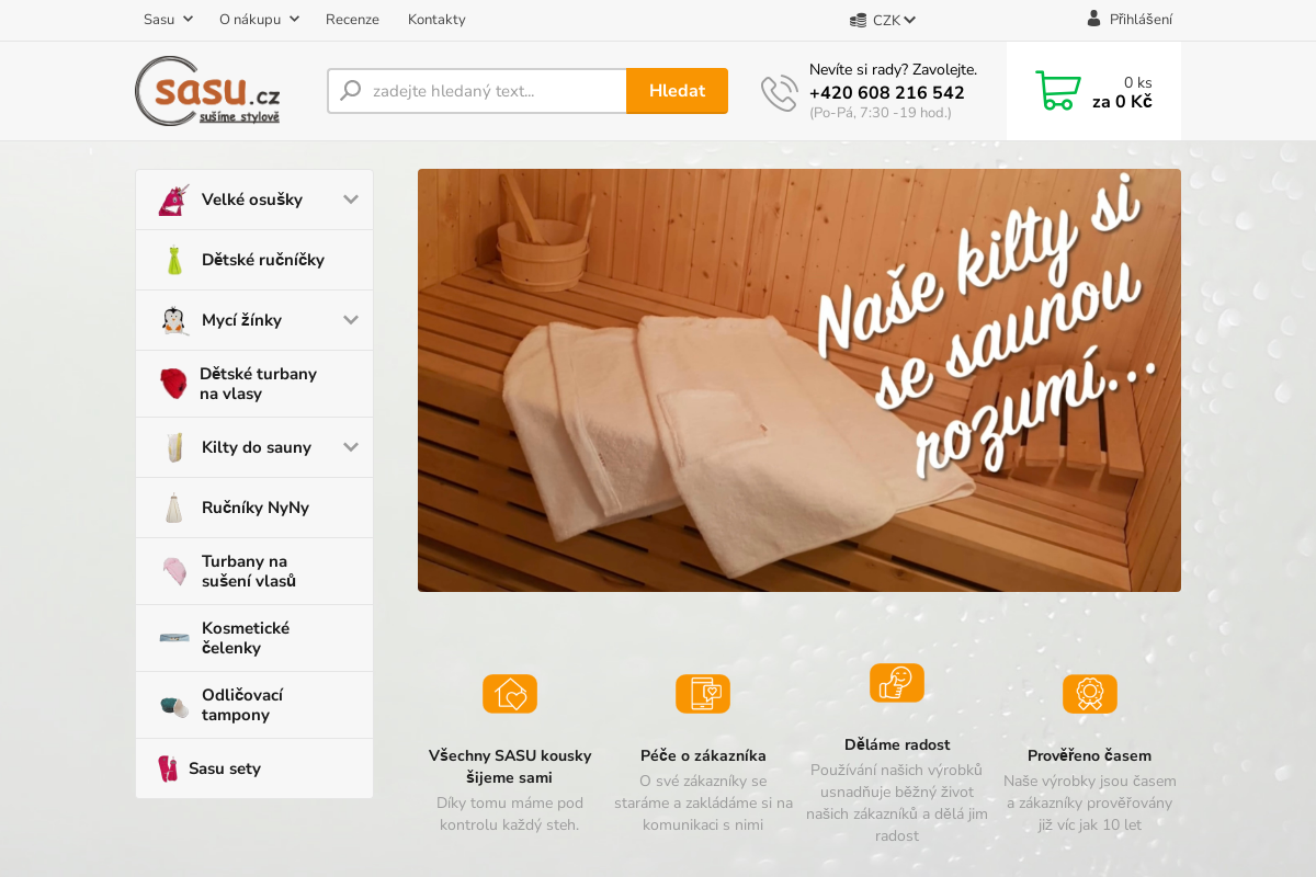 SASU | sušíme stylově