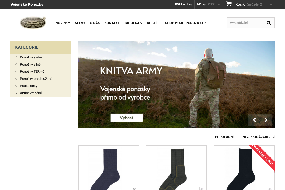 KNITVA - VojenskéPonožky.cz foto 1