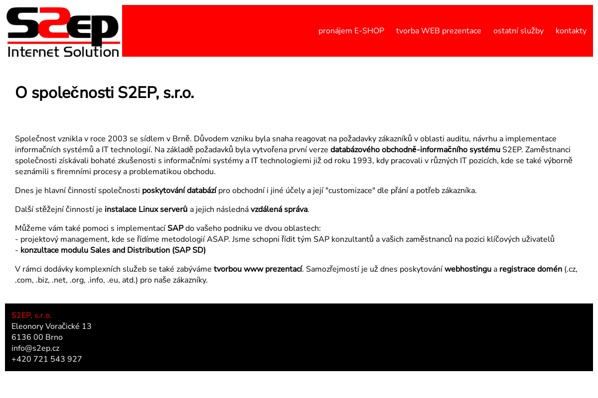 S2EP, s.r.o.