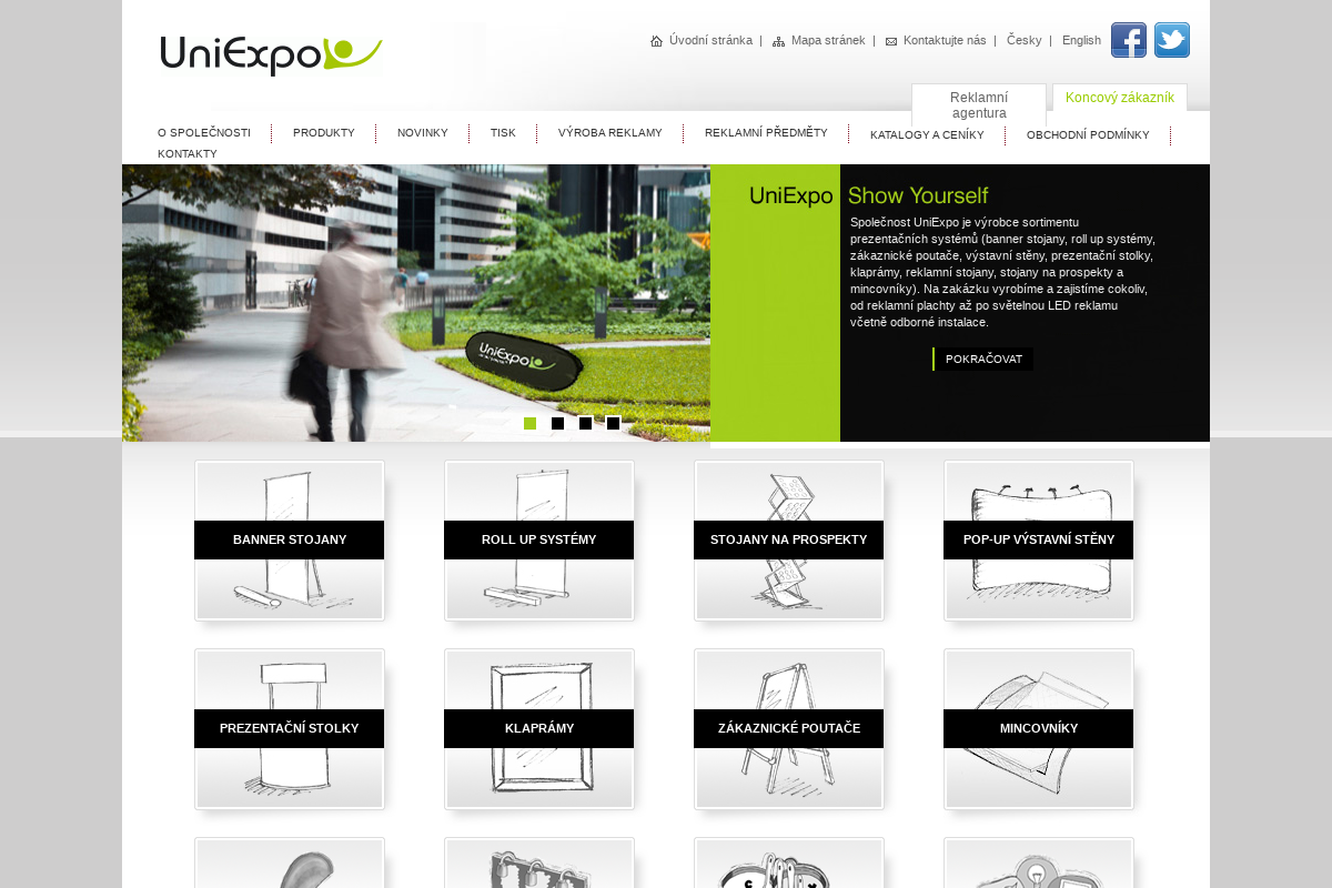 UniExpo CZ, s.r.o. - Výroba prezentačních systémů