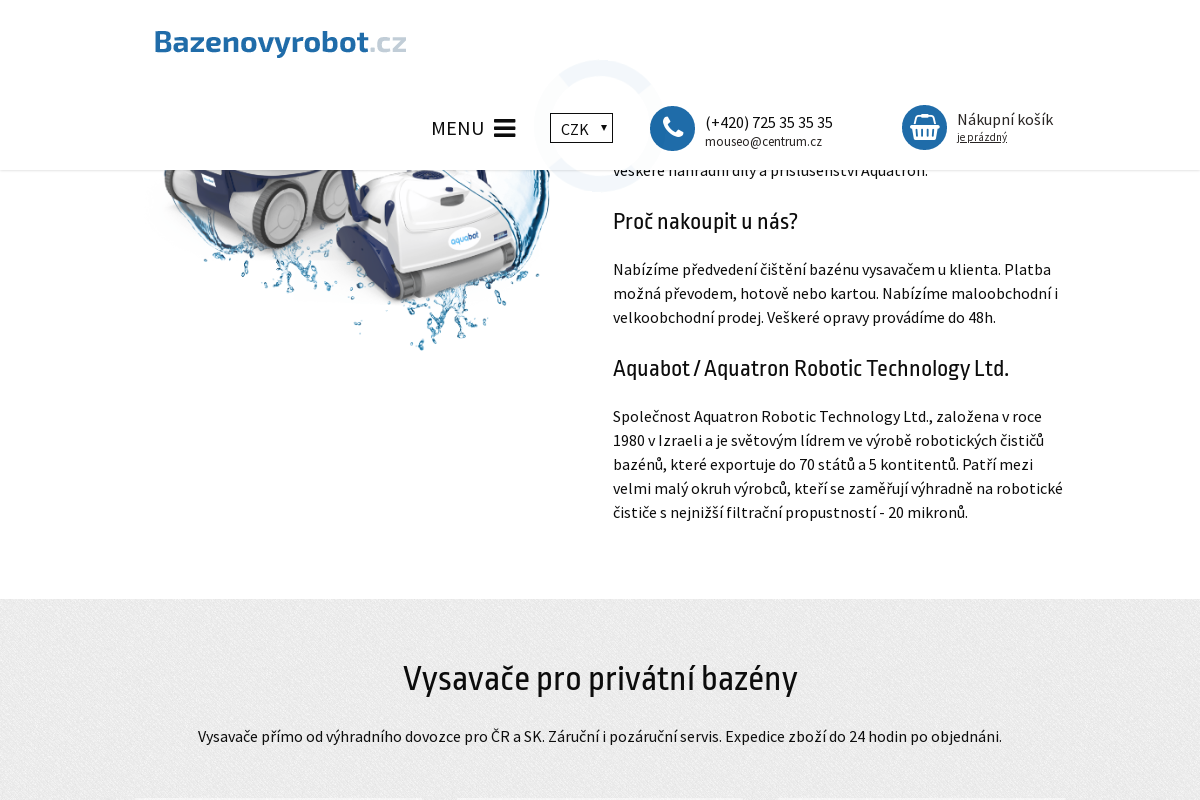 Bazenovyrobot.cz foto 1