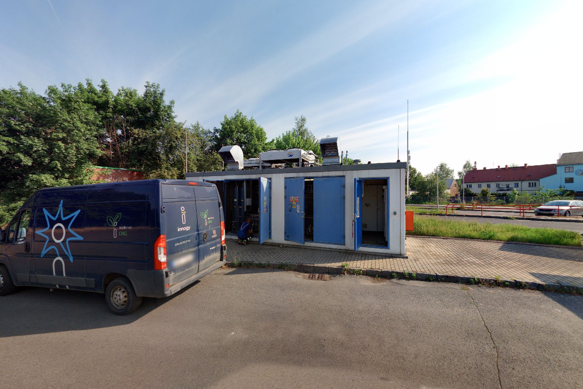 Innogy plnicí stanice CNG foto 4