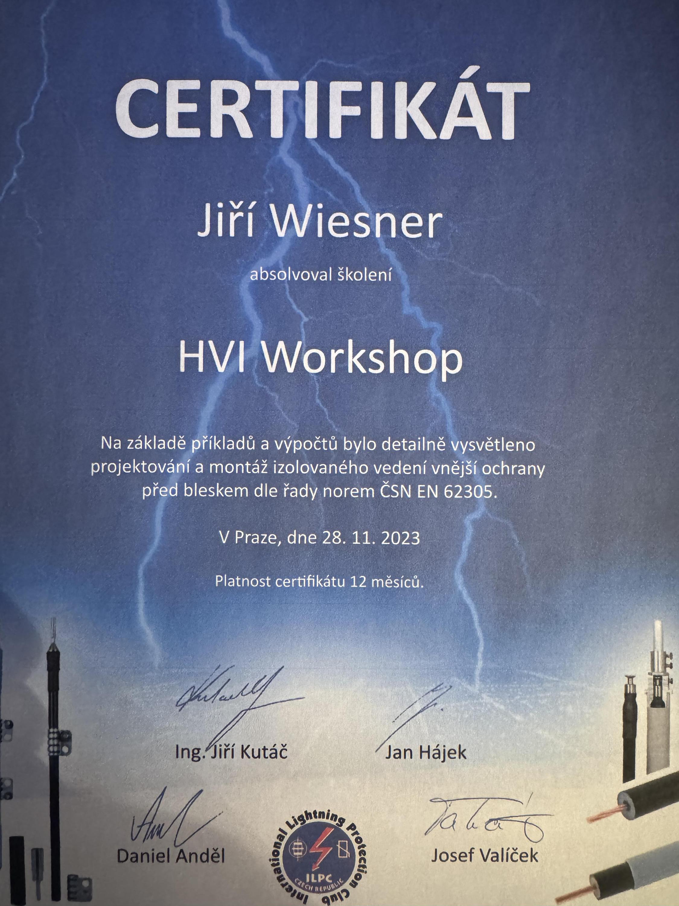 Hromosvody Jiří Wiesner foto 3