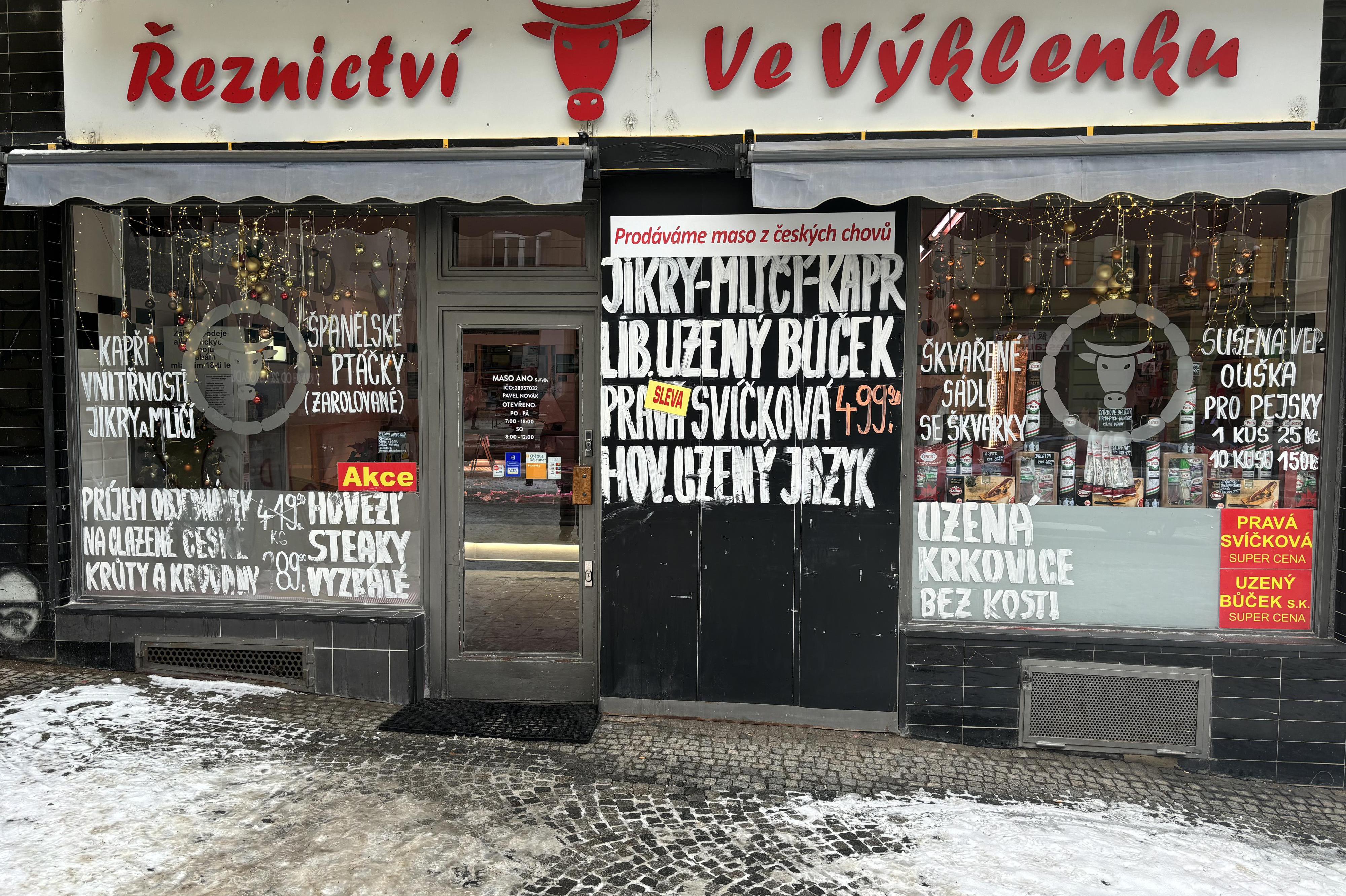 Řeznictví Ve výklenku