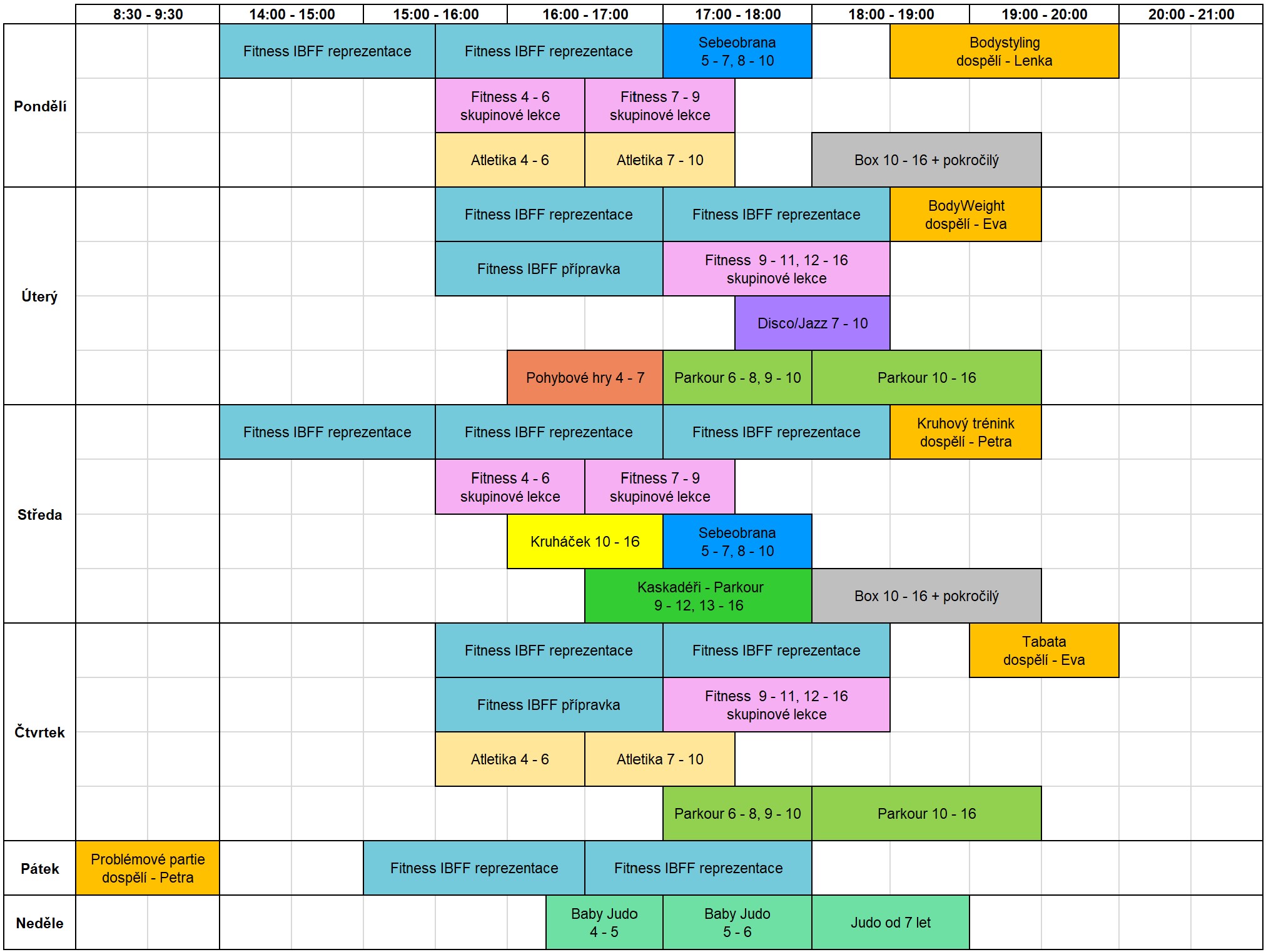 Sportovní akademie P&M foto 2