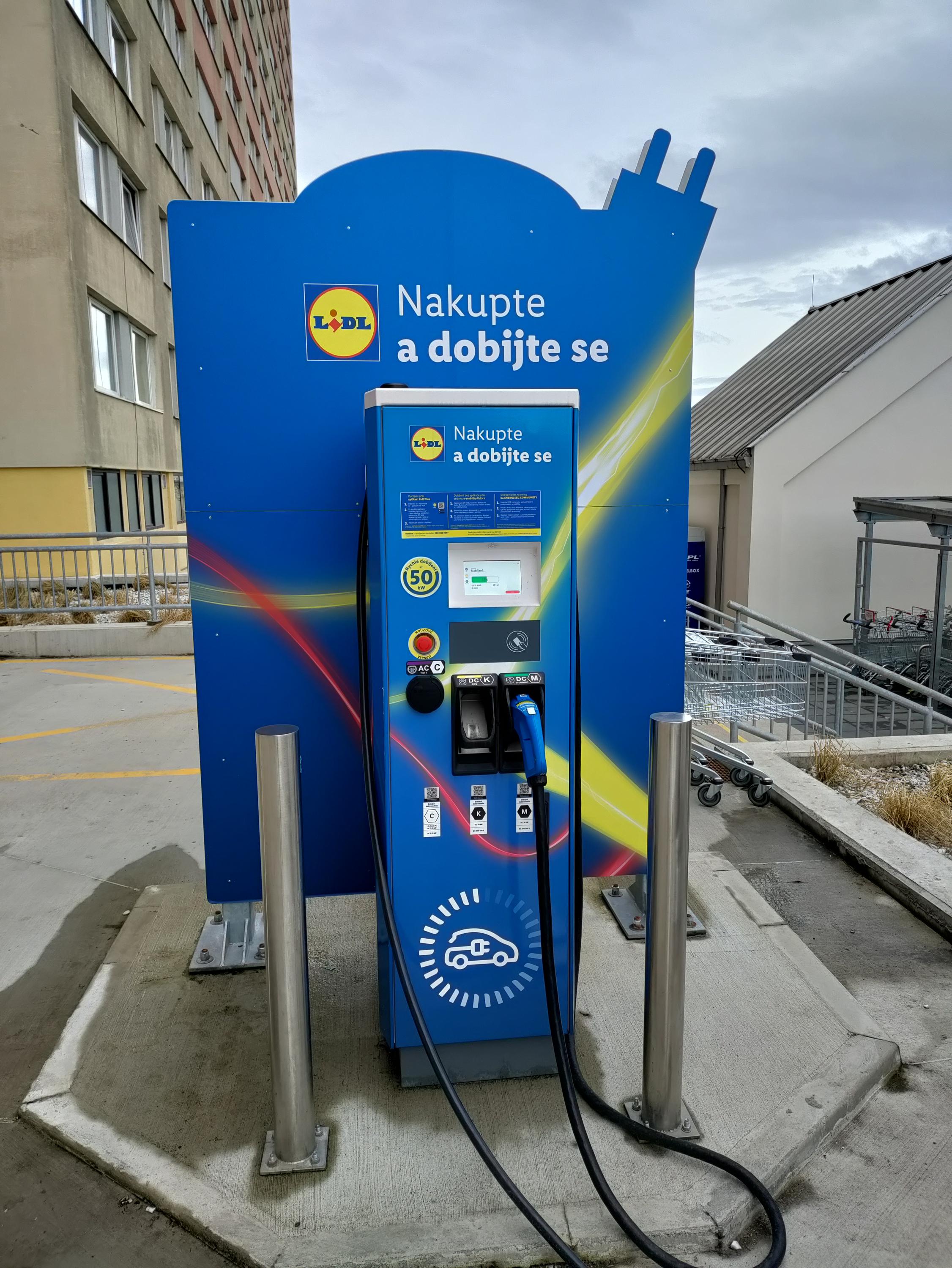 Nabíjecí stanice Lidl foto 2
