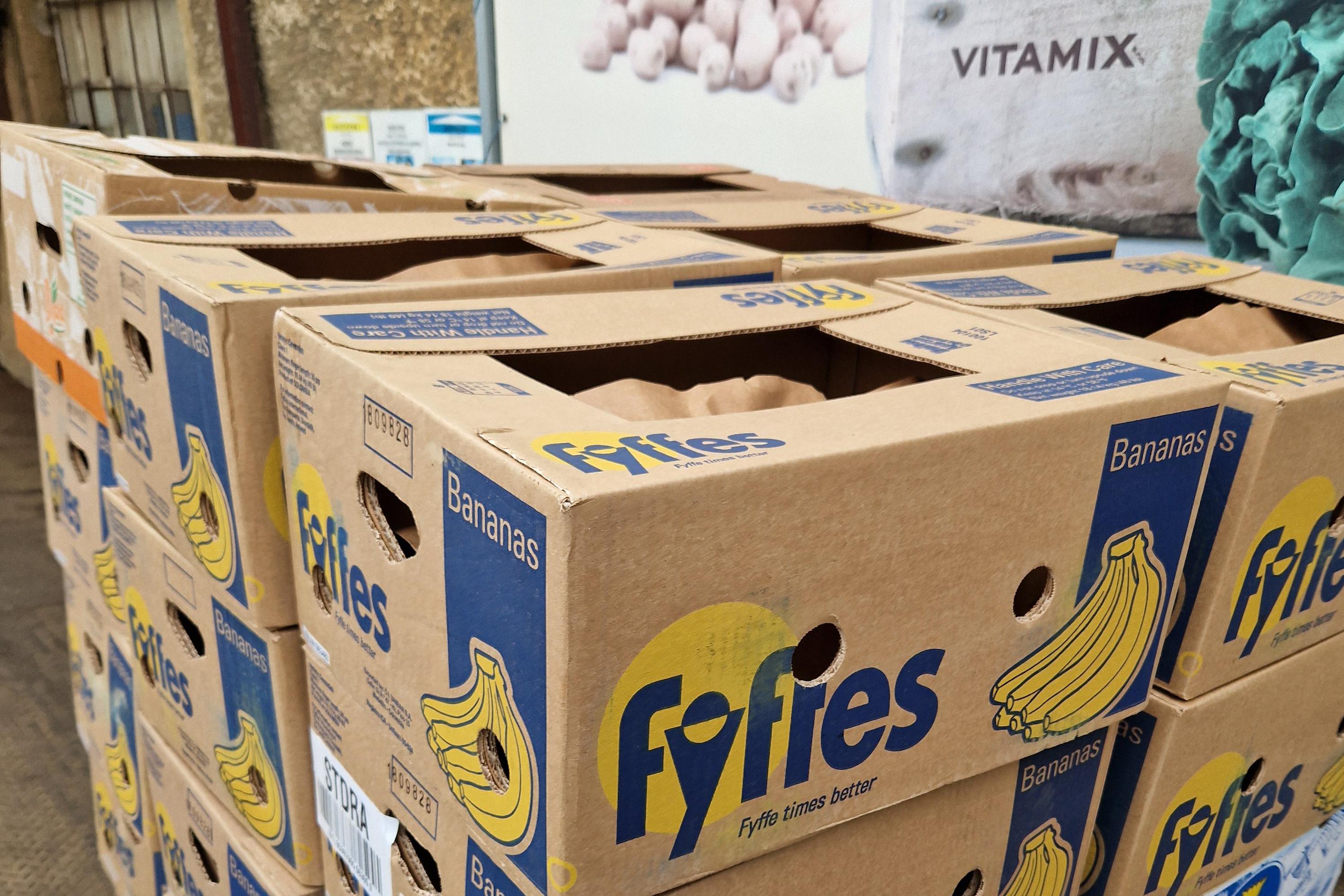 BANÁNOVÉ KRABICE, Banánovky prázdné