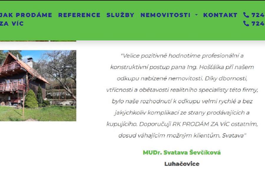 Děkuji paní doktorce Ševčíkové za hodnocení