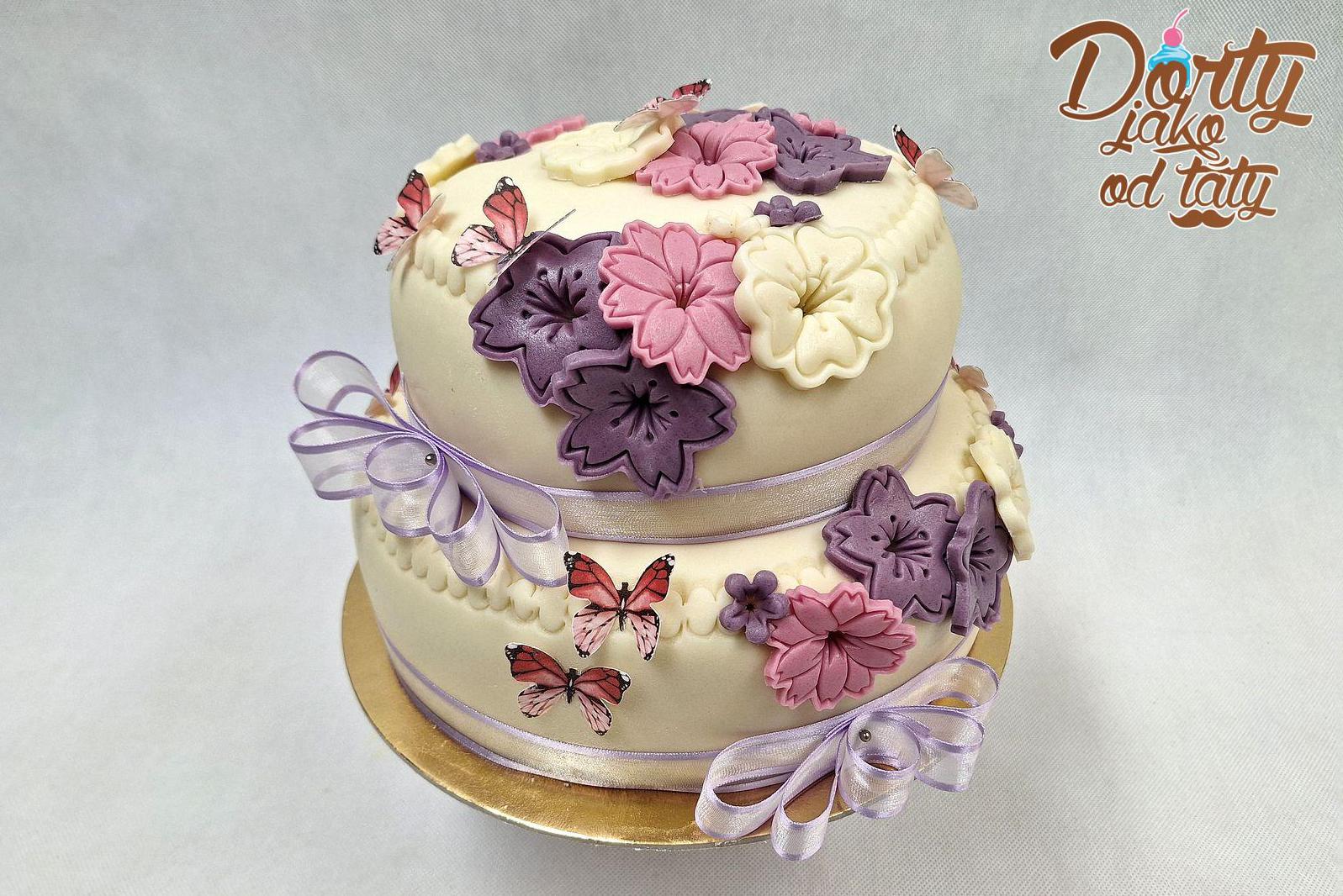 SVATEBNÍ dorty - krémové, potahované  i nahaté..